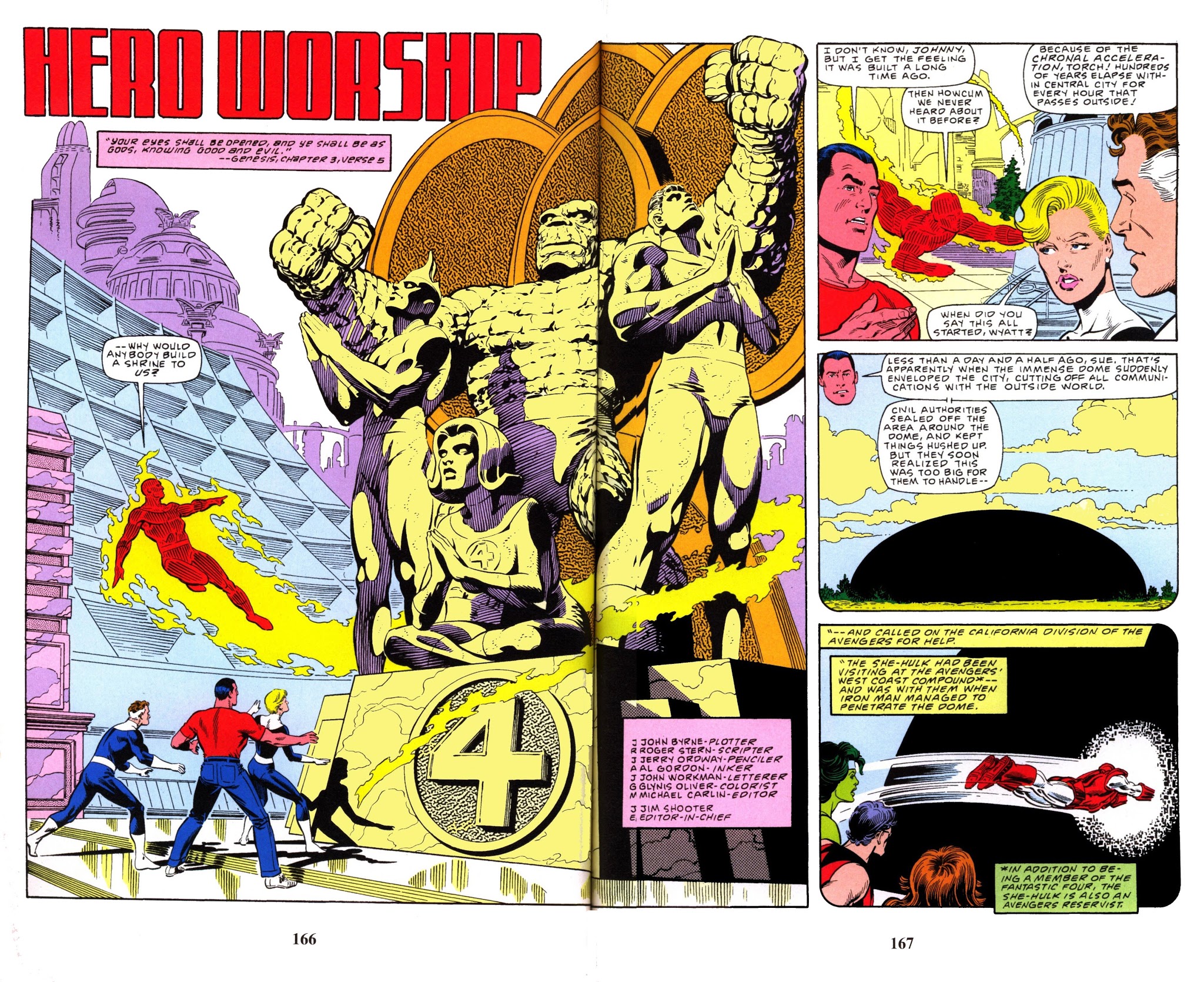 Read online Fantastic Four Visionaries: John Byrne comic -  Issue # TPB 8 - 167