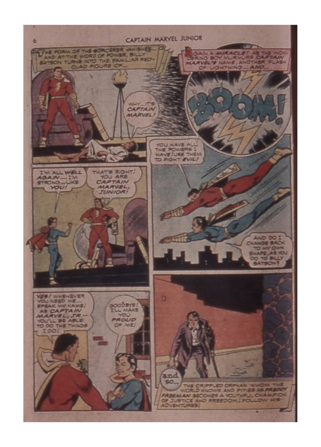 Read online Captain Marvel, Jr. comic -  Issue #1 - 6