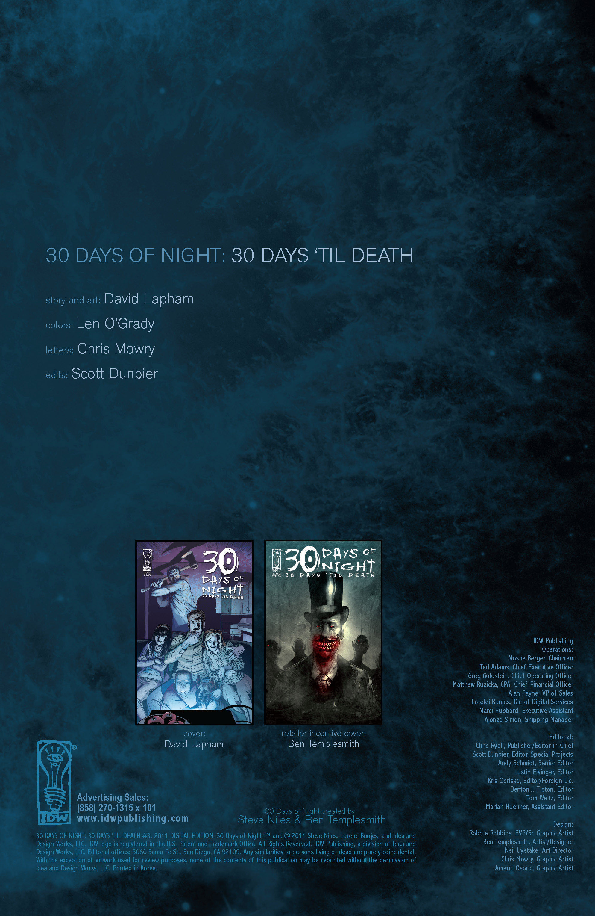 30 Days of Night: 30 Days 'til Death Issue #3 #3 - English 2