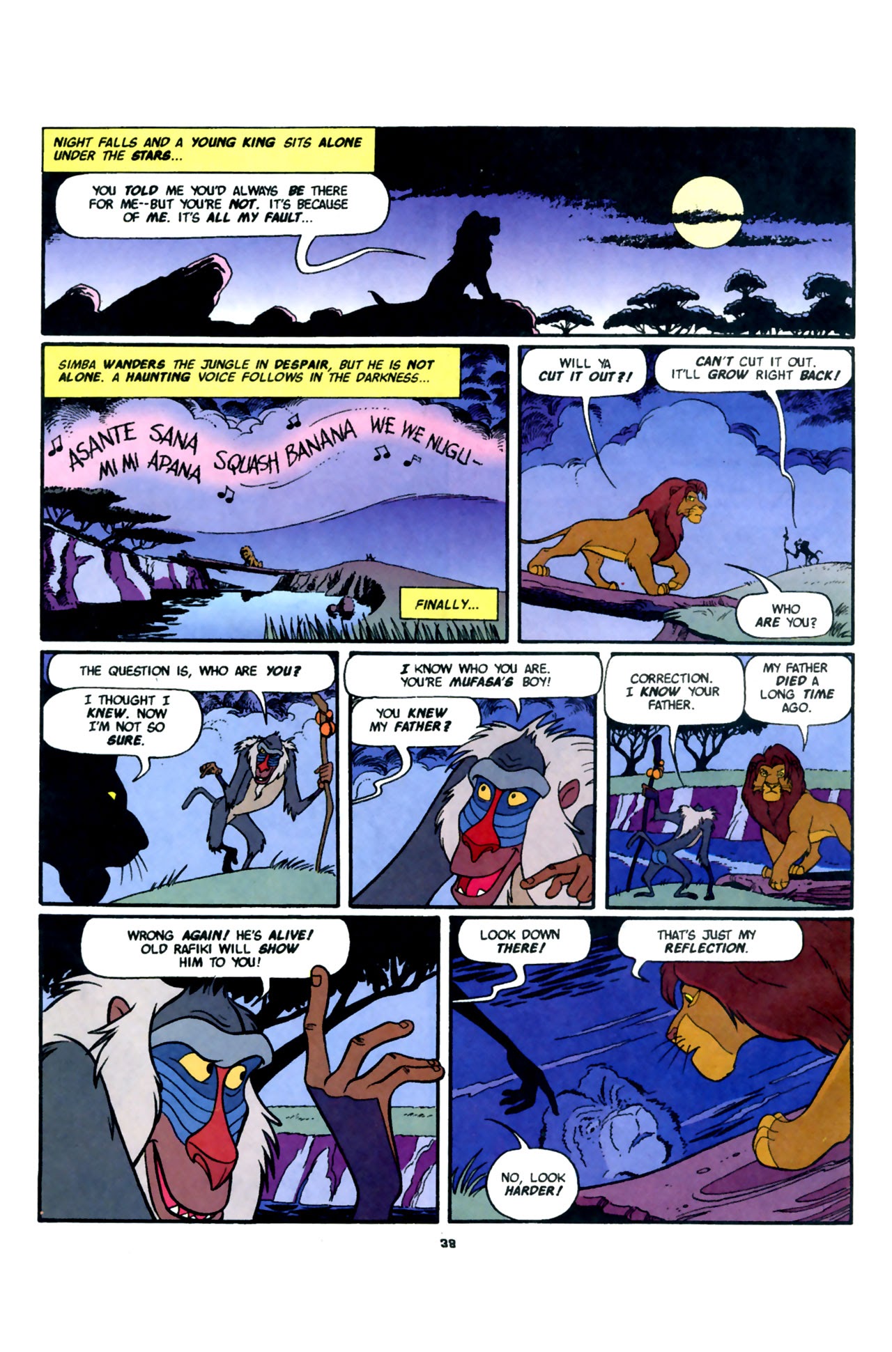 Read online Disney's The Lion King comic -  Issue #1 - 40