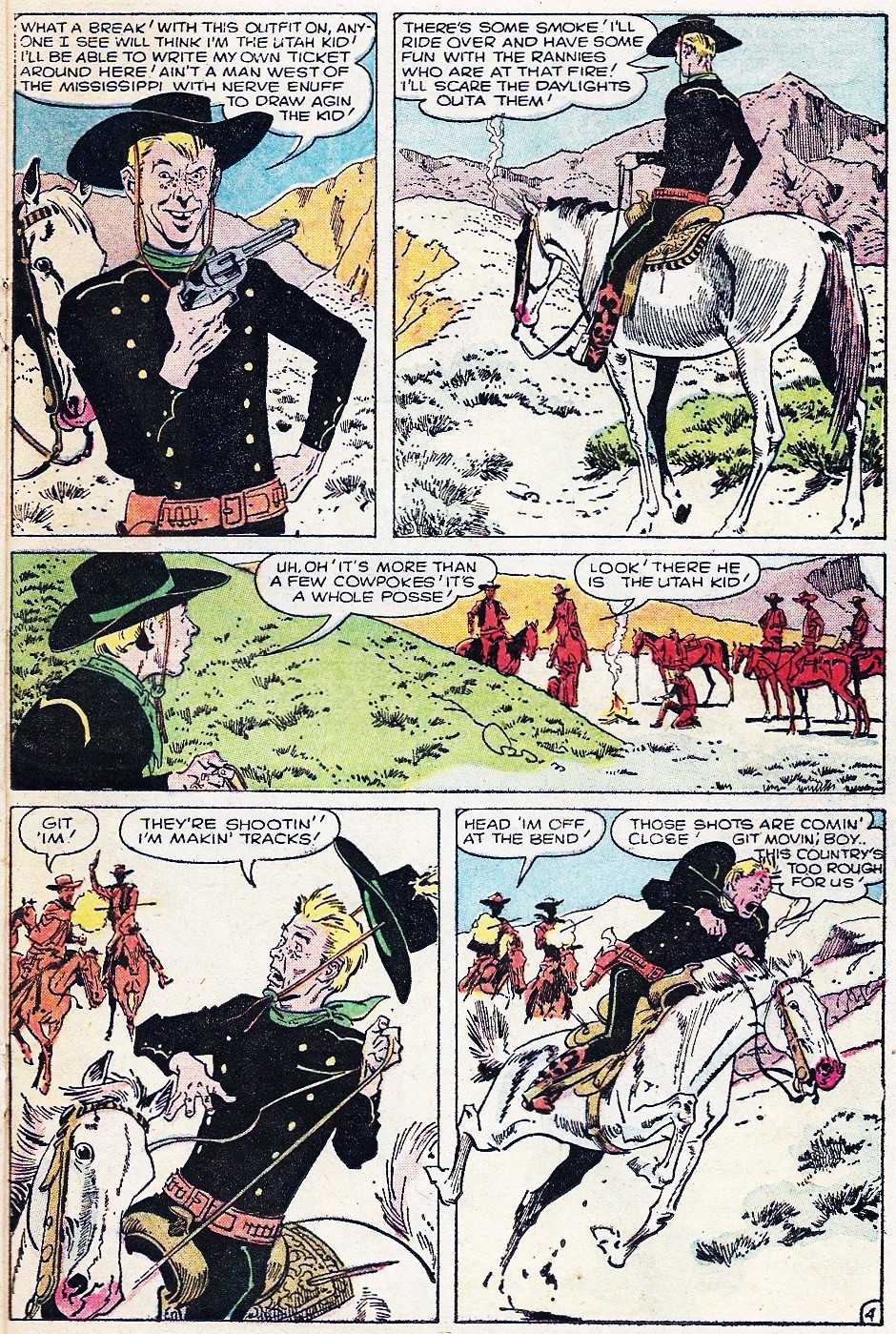 Read online Western Outlaws (1954) comic -  Issue #17 - 21