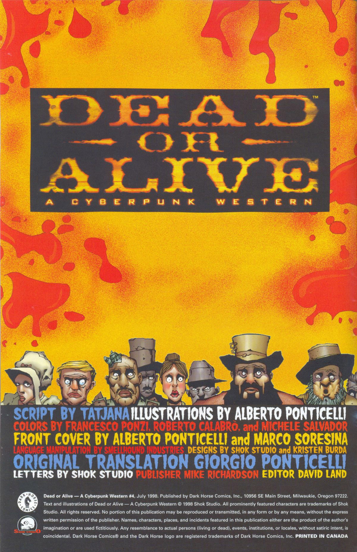 Read online Dead or Alive -- A Cyberpunk Western comic -  Issue #4 - 2