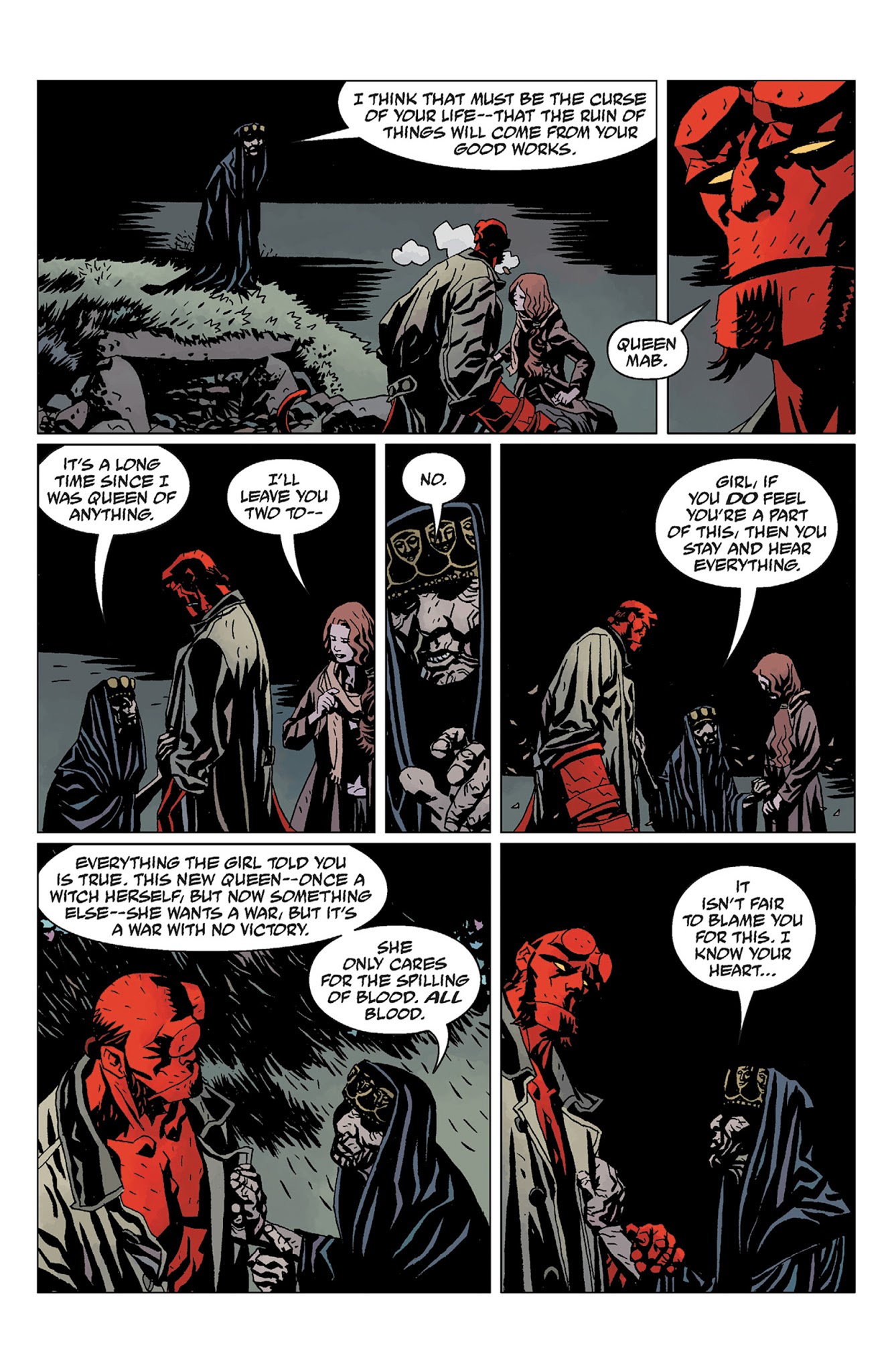 Read online Hellboy: The Wild Hunt comic -  Issue # TPB - 68
