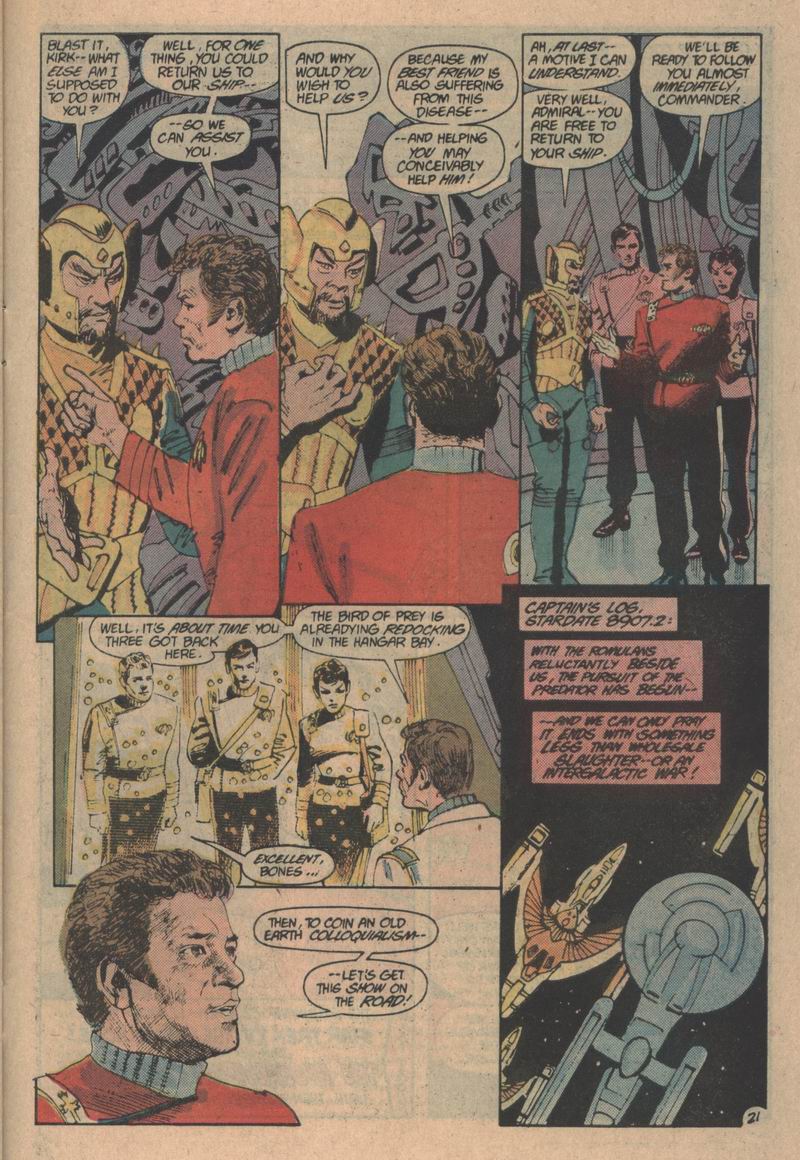 Read online Star Trek (1984) comic -  Issue #35 - 22