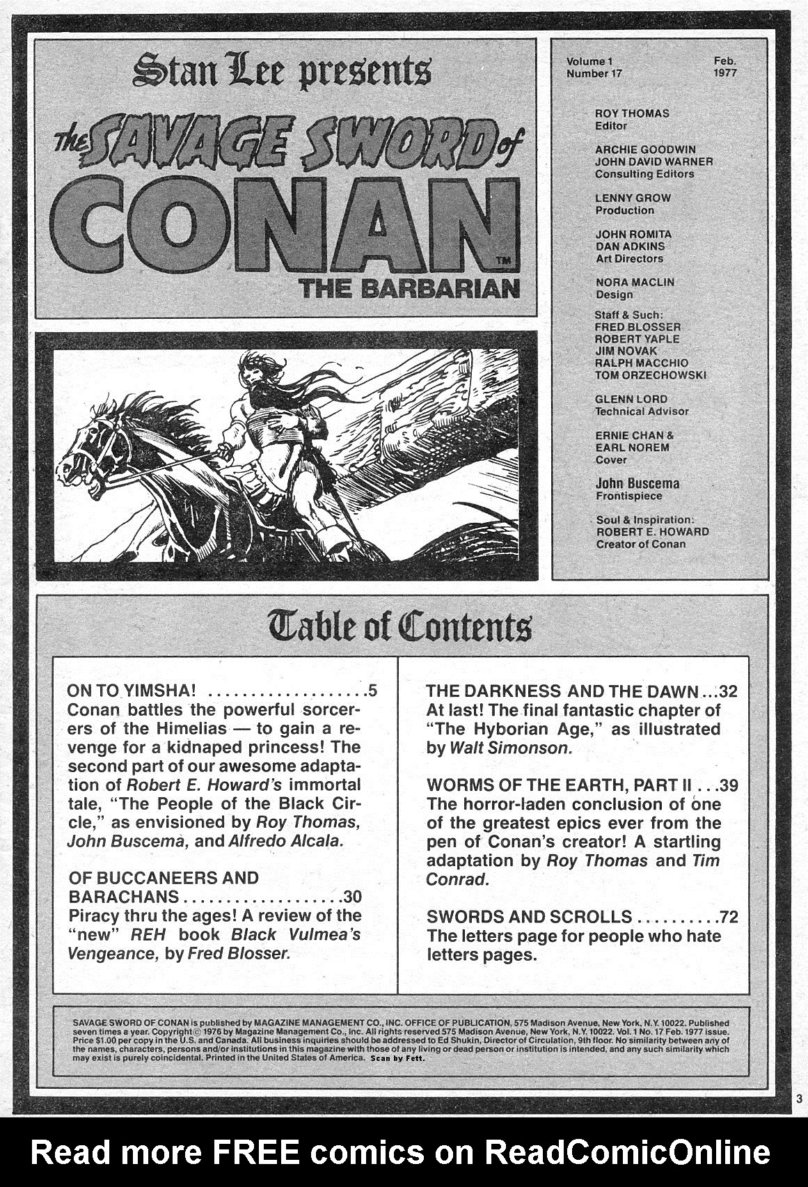 Read online The Savage Sword Of Conan comic -  Issue #17 - 3