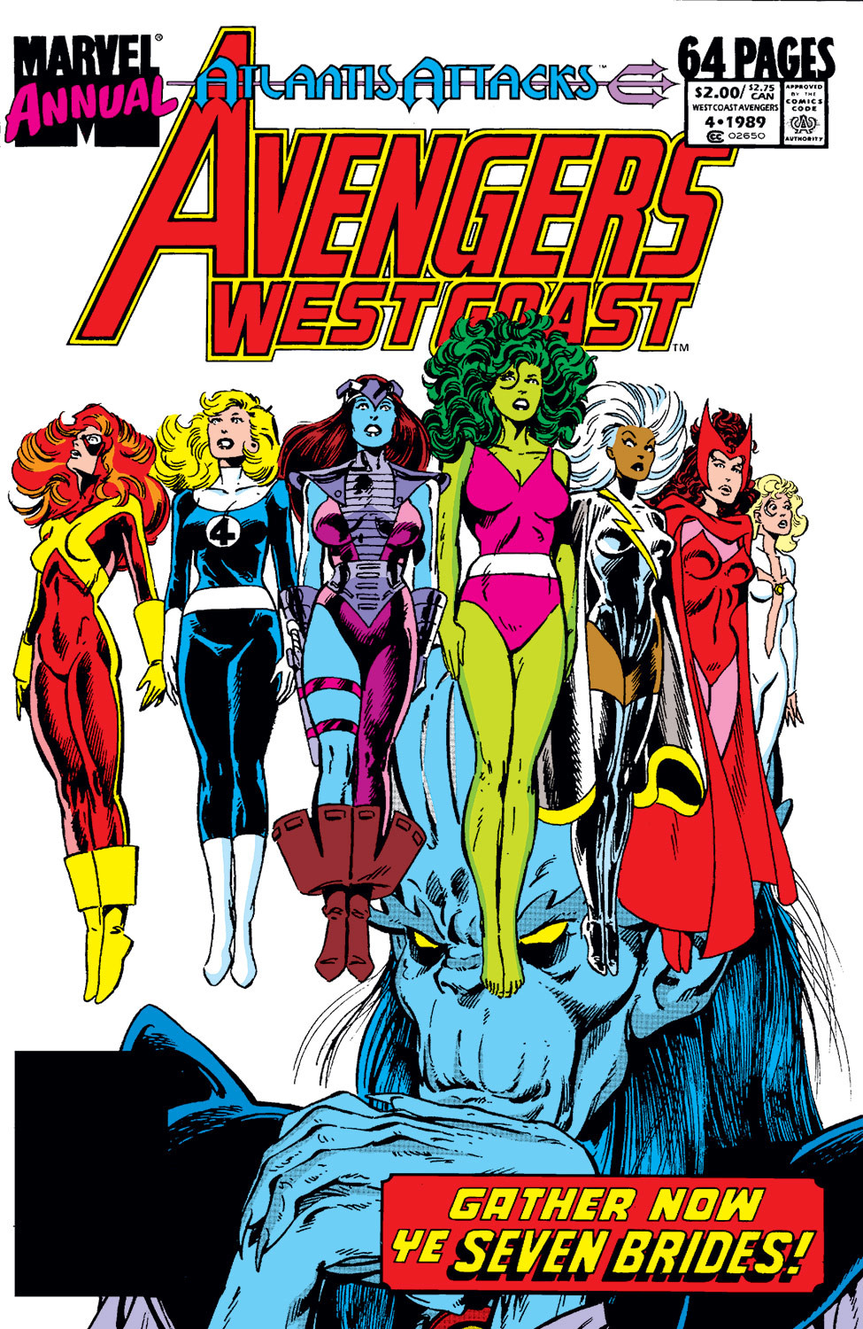 Read online West Coast Avengers (1985) comic -  Issue # _Annual 4 - 1