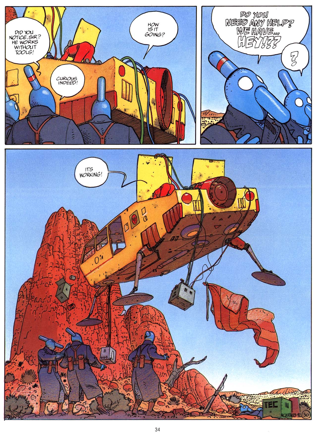 Read online Epic Graphic Novel: Moebius comic -  Issue # TPB 9 - 36