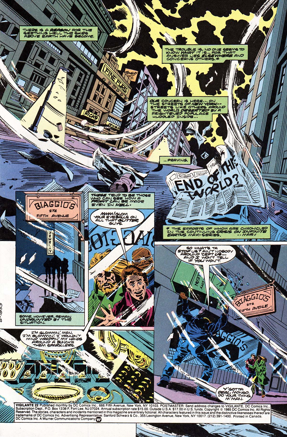 Read online Vigilante (1983) comic -  Issue #22 - 2