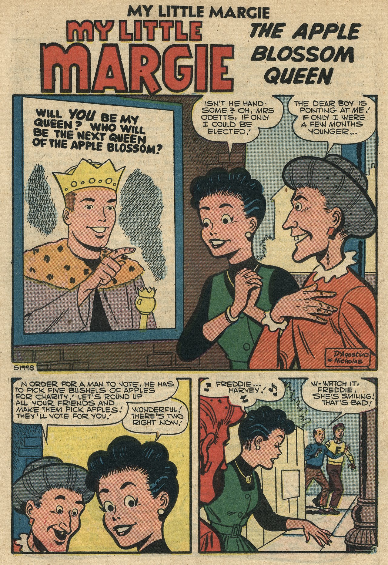 Read online My Little Margie (1954) comic -  Issue #17 - 18