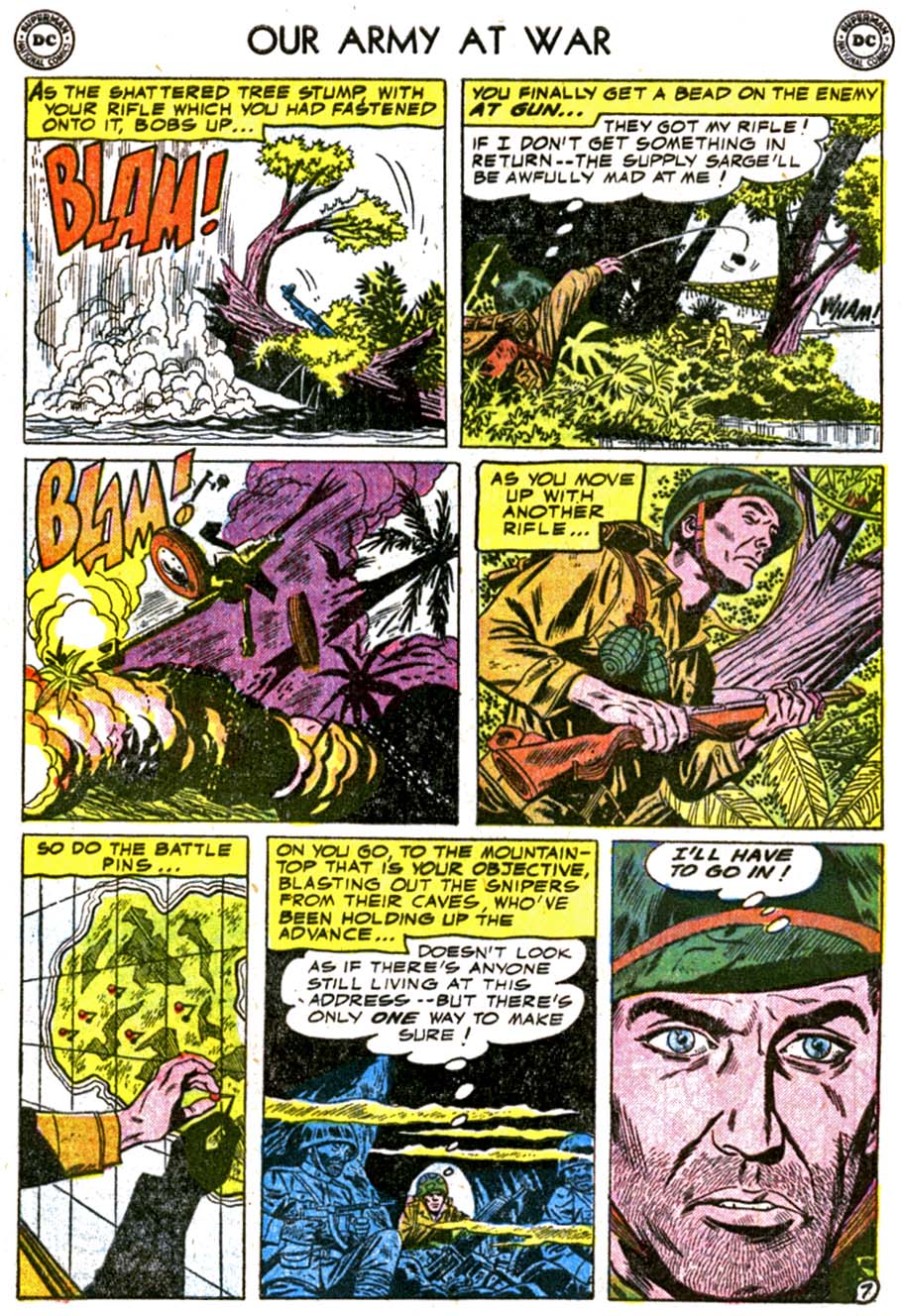 Read online Our Army at War (1952) comic -  Issue #37 - 9