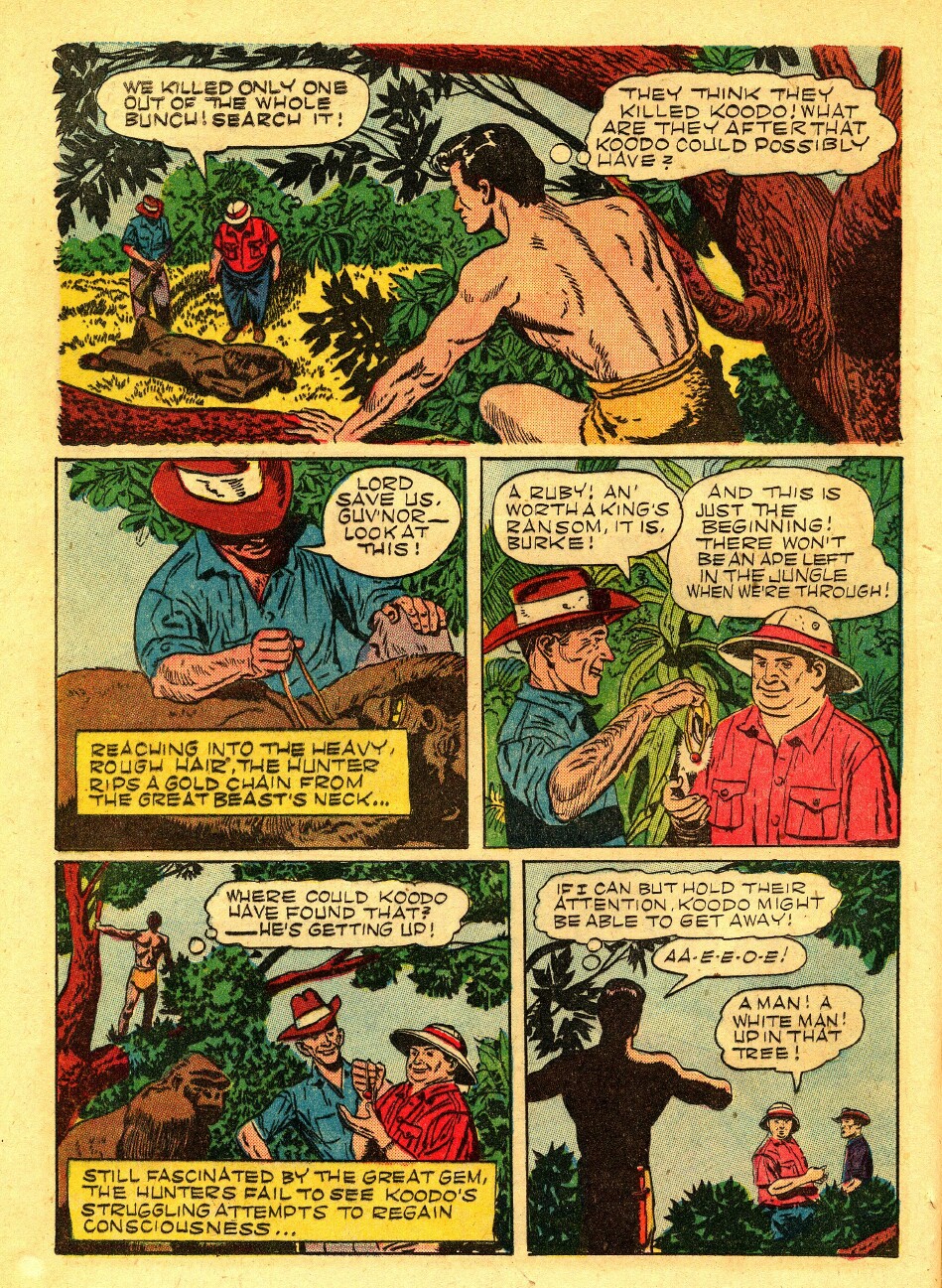 Read online Tarzan (1948) comic -  Issue #46 - 28