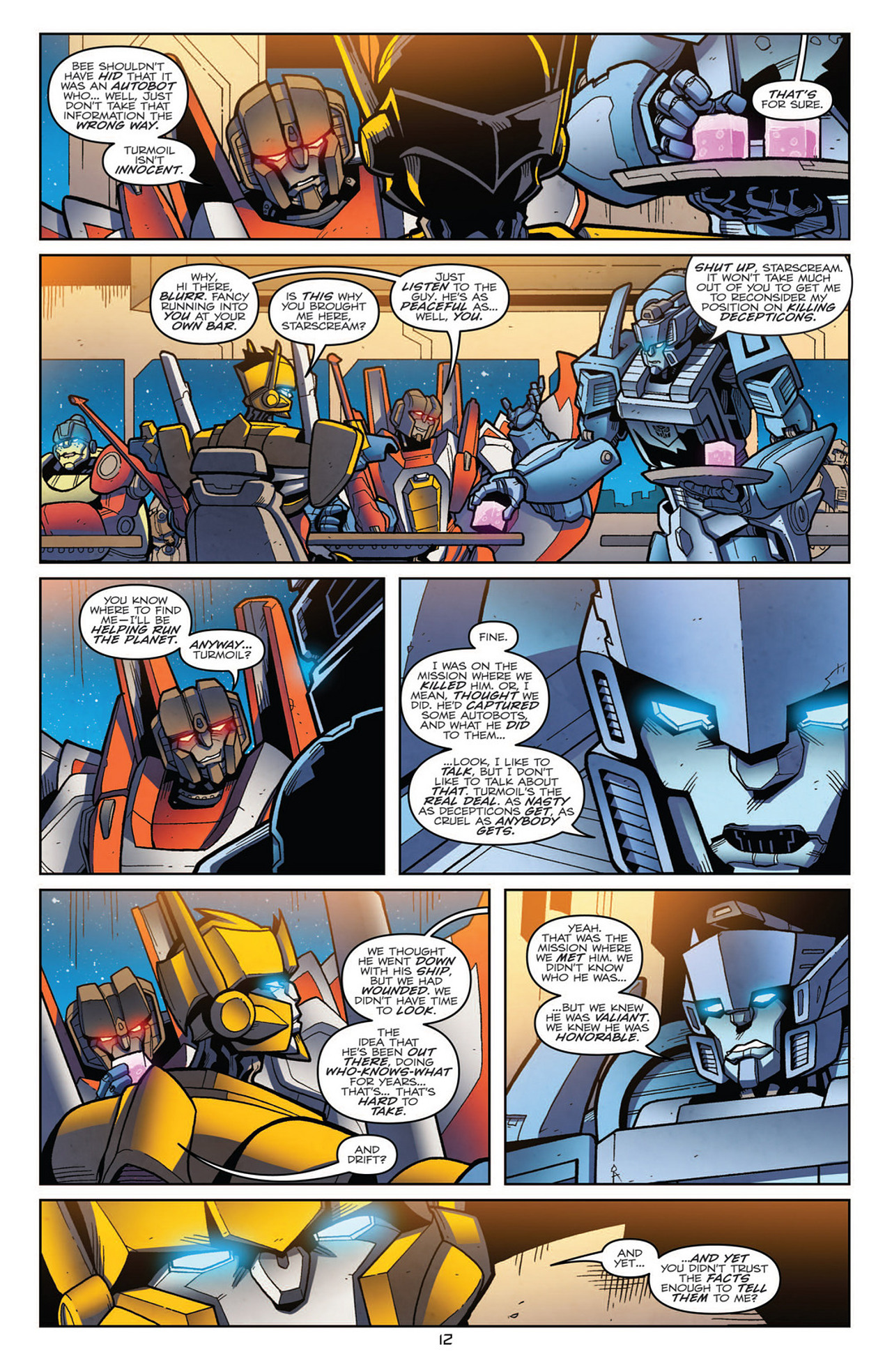 Read online Transformers: Robots In Disguise (2012) comic -  Issue #7 - 14