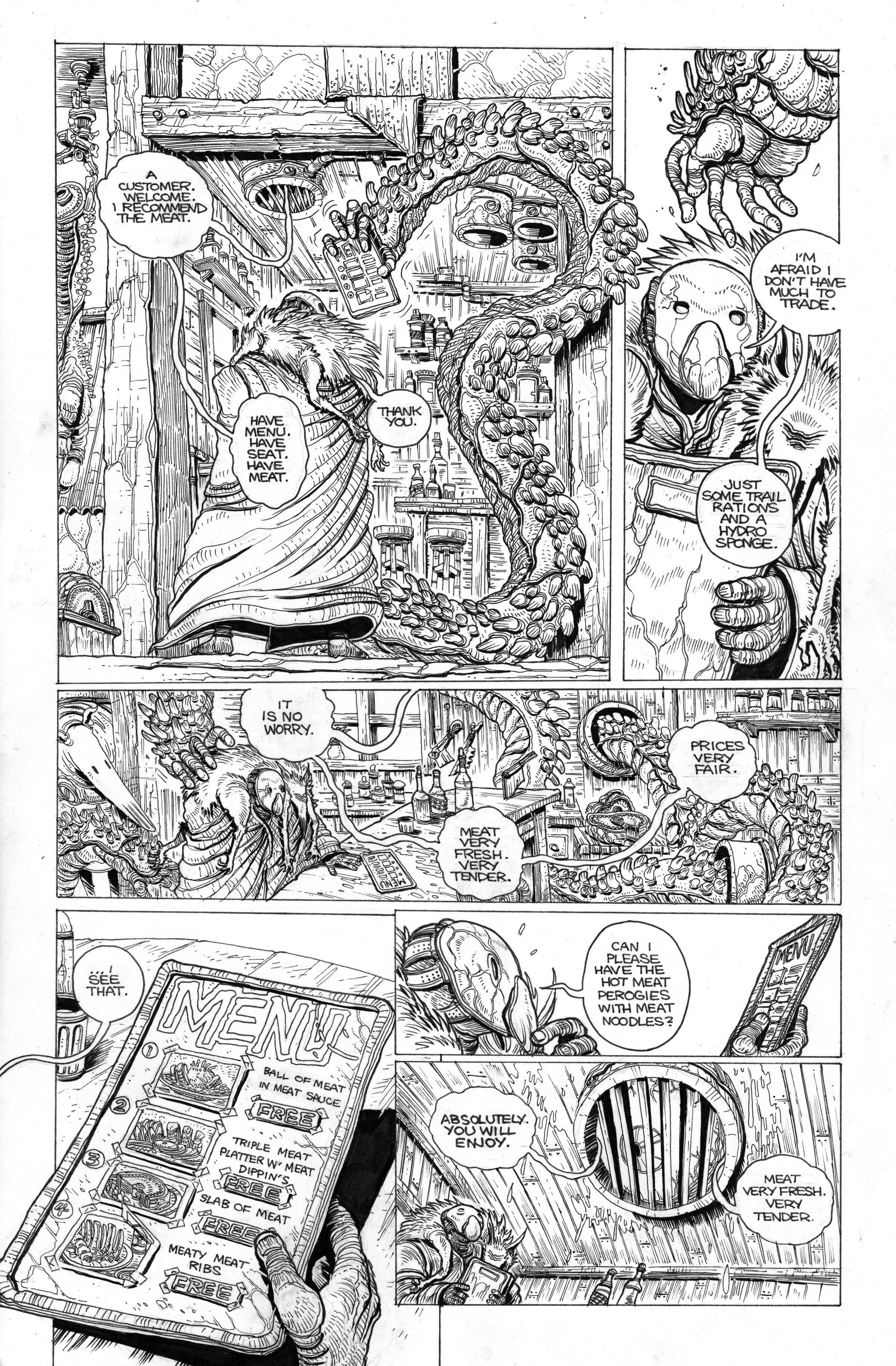 Read online Grunt: The Art and Unpublished Comics of James Stokoe comic -  Issue # TPB (Part 2) - 18