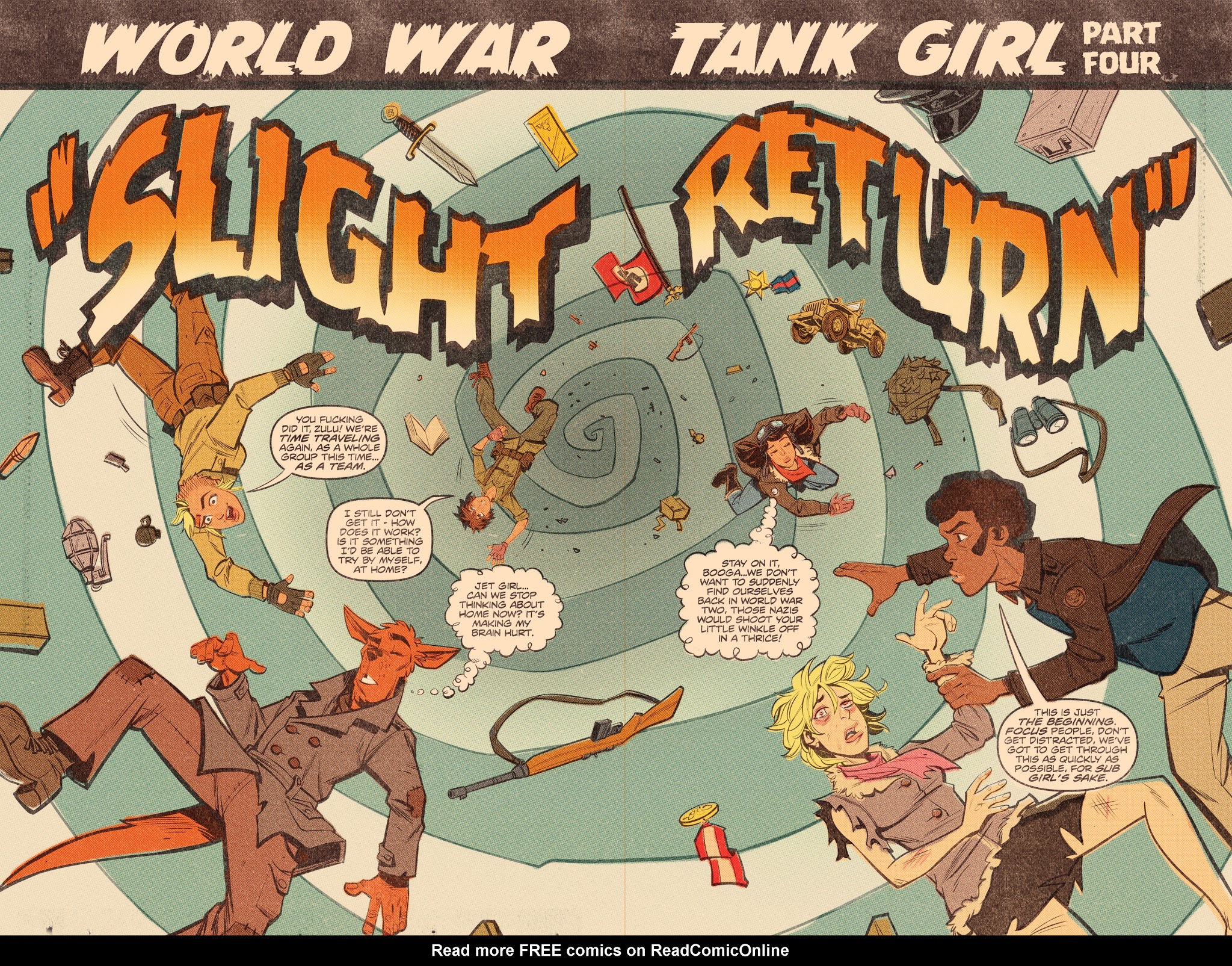 Read online Tank Girl: World War Tank Girl comic -  Issue #4 - 6