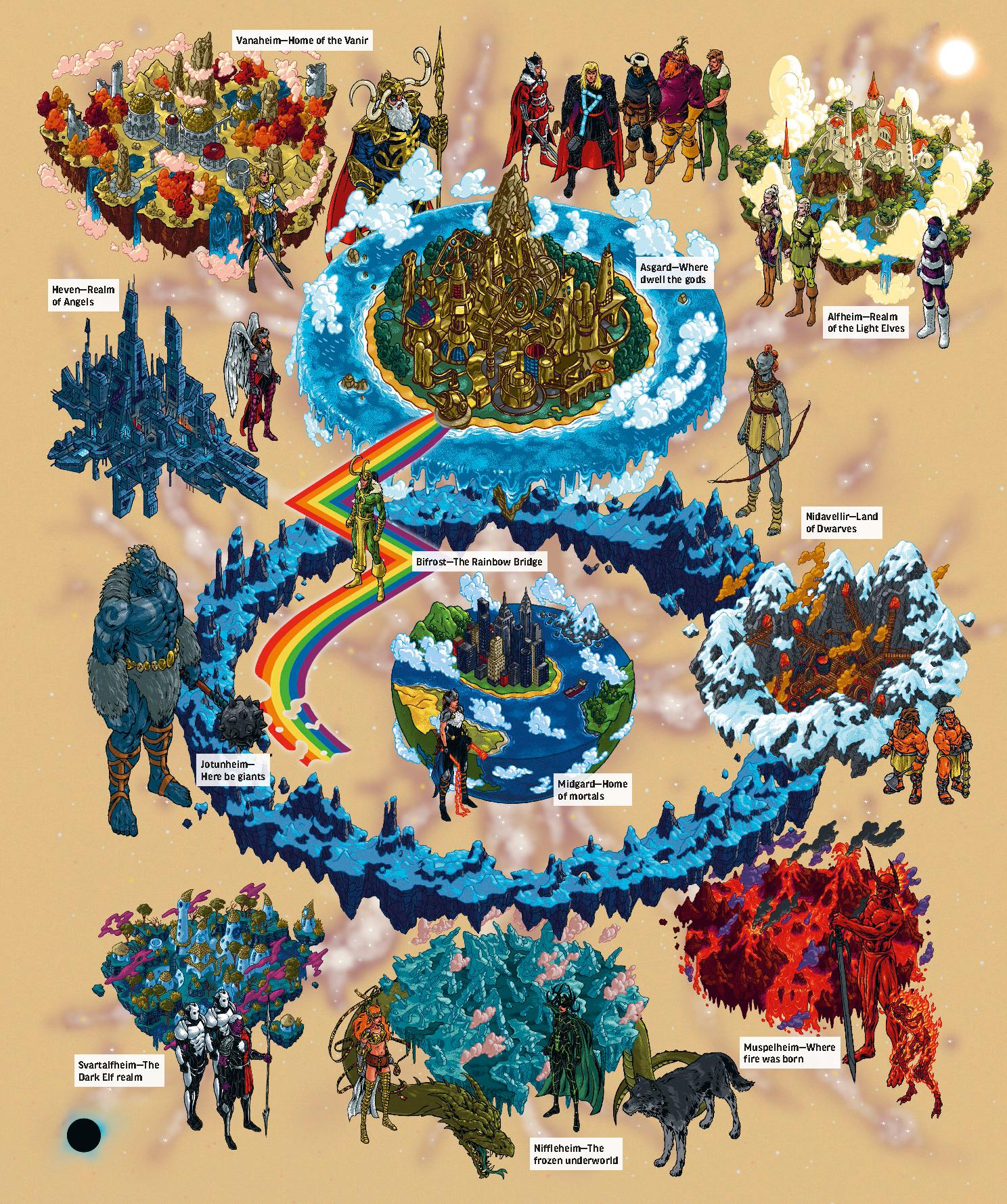 Read online Marvel Universe Map By Map: James Hill comic -  Issue # TPB (Part 2) - 86