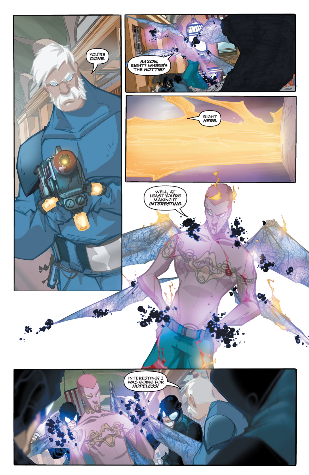 Read online Michael Turner's Soulfire: New World Order comic -  Issue #5 - 8