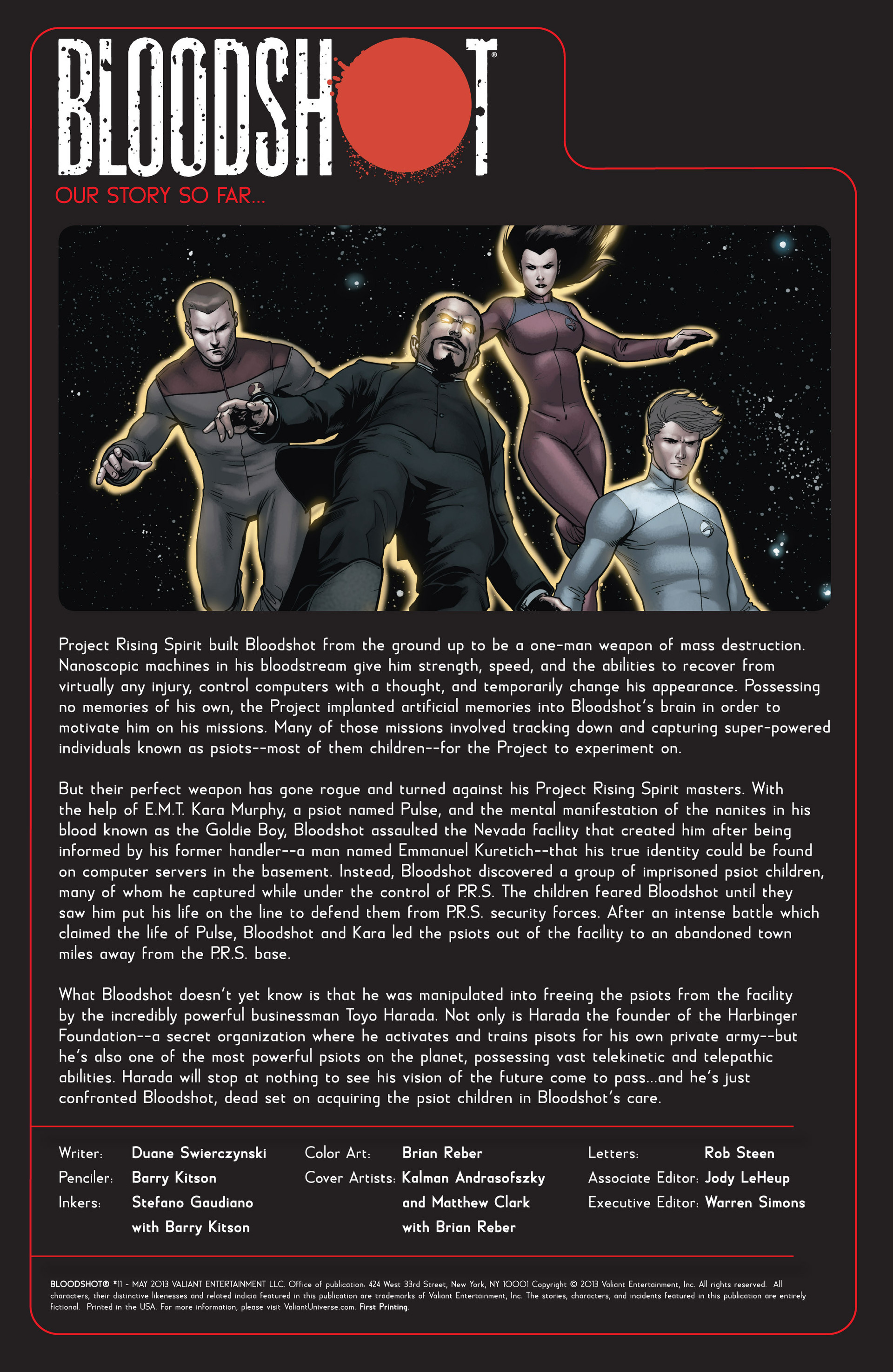 Read online Bloodshot (2012) comic -  Issue #11 - 2
