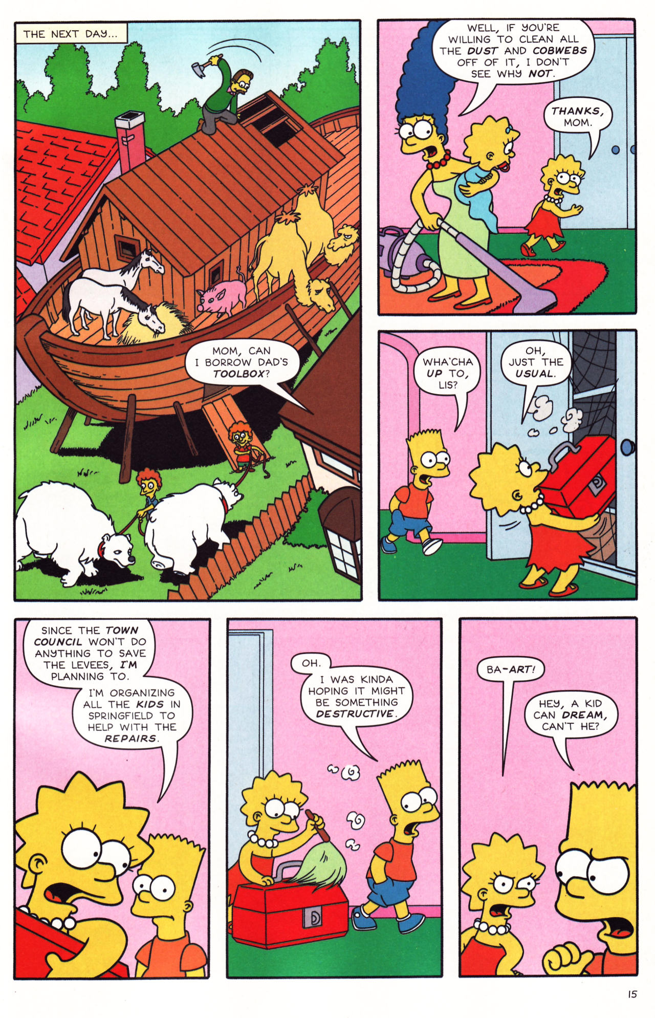 Read online Simpsons Comics comic -  Issue #138 - 17