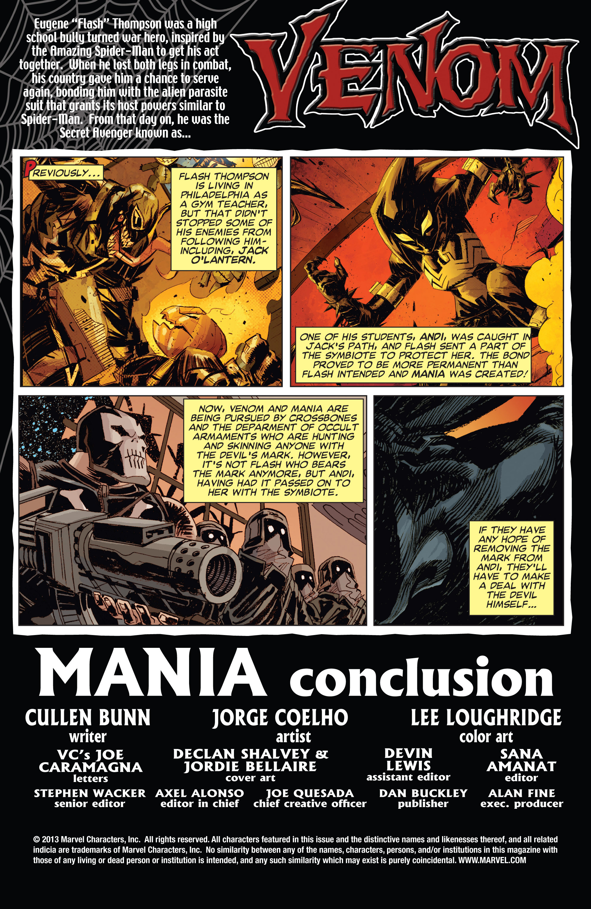 Read online Venom (2011) comic -  Issue #42 - 2