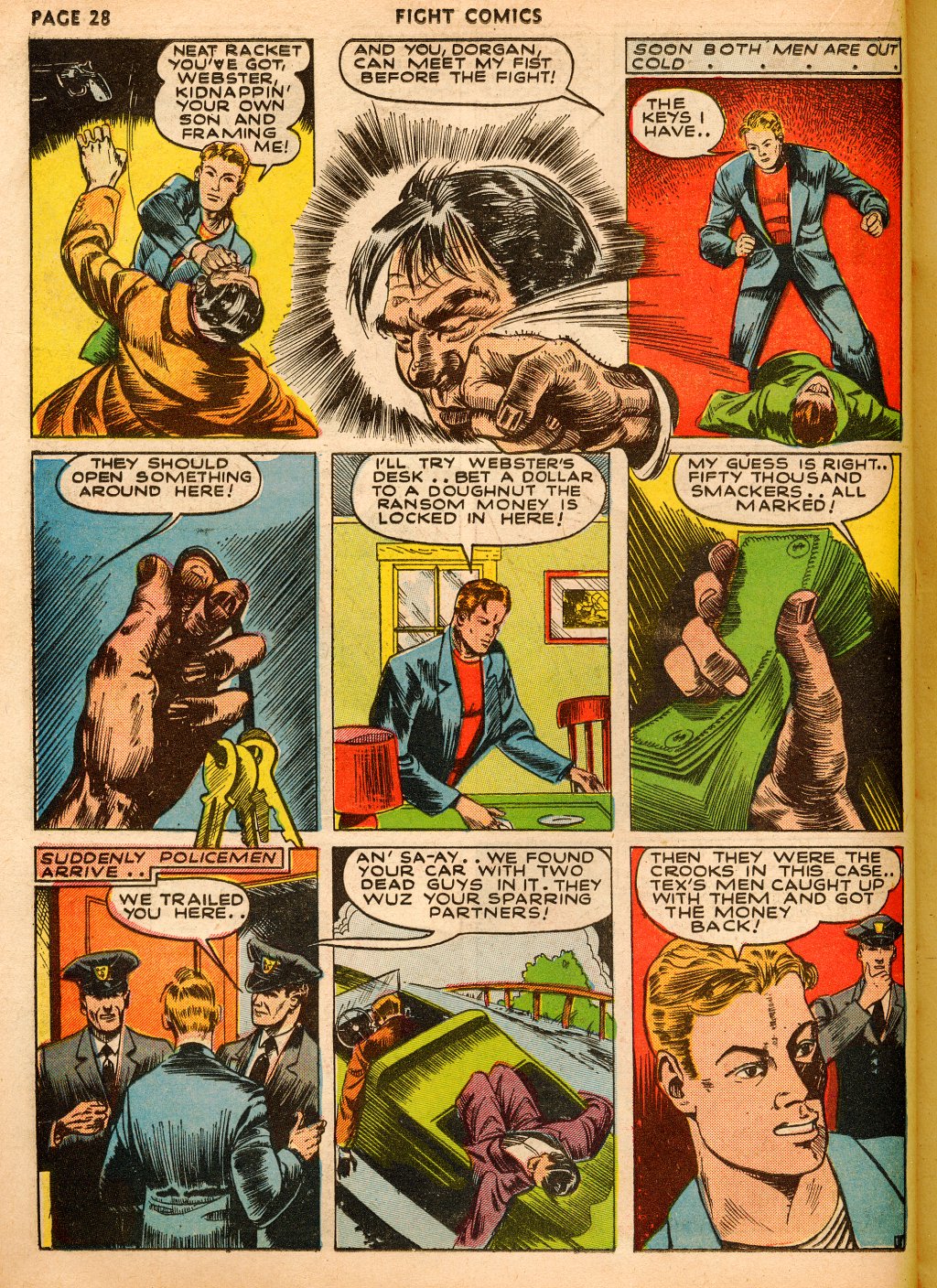 Read online Fight Comics comic -  Issue #15 - 29