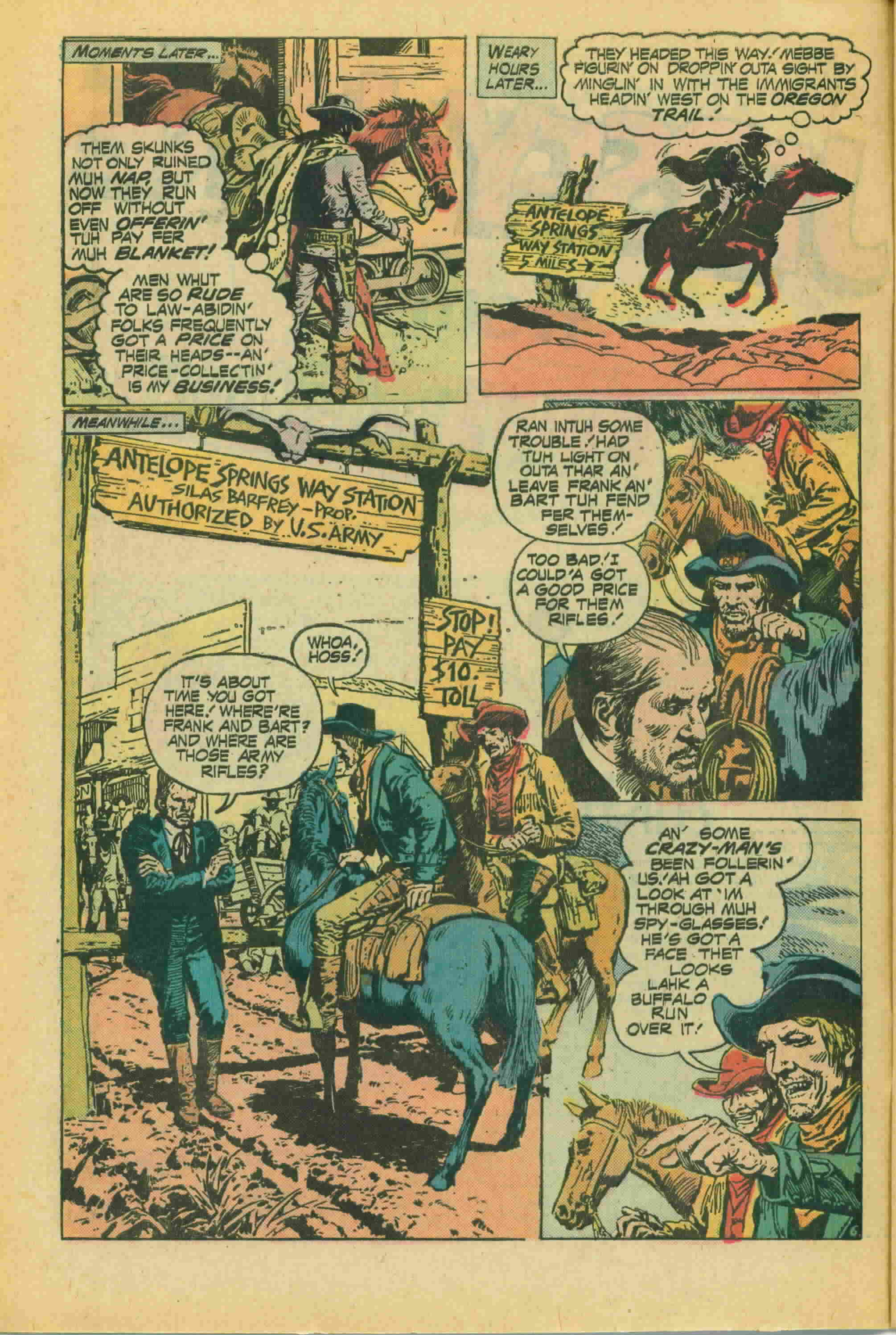 Read online Weird Western Tales (1972) comic -  Issue #25 - 7