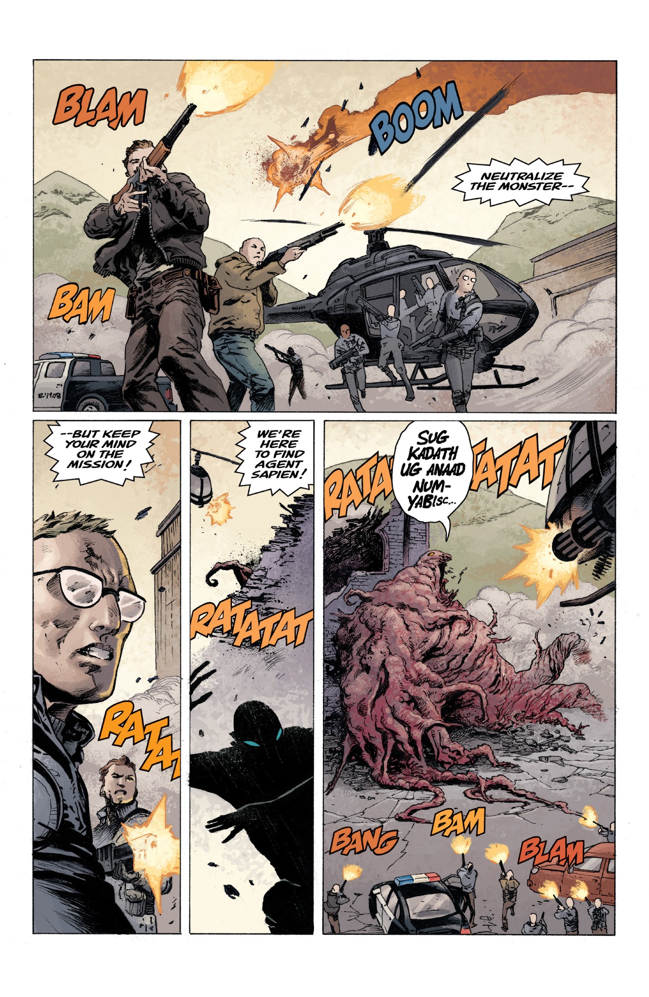 Read online Abe Sapien: Dark and Terrible and The New Race of Man comic -  Issue # TPB - 69