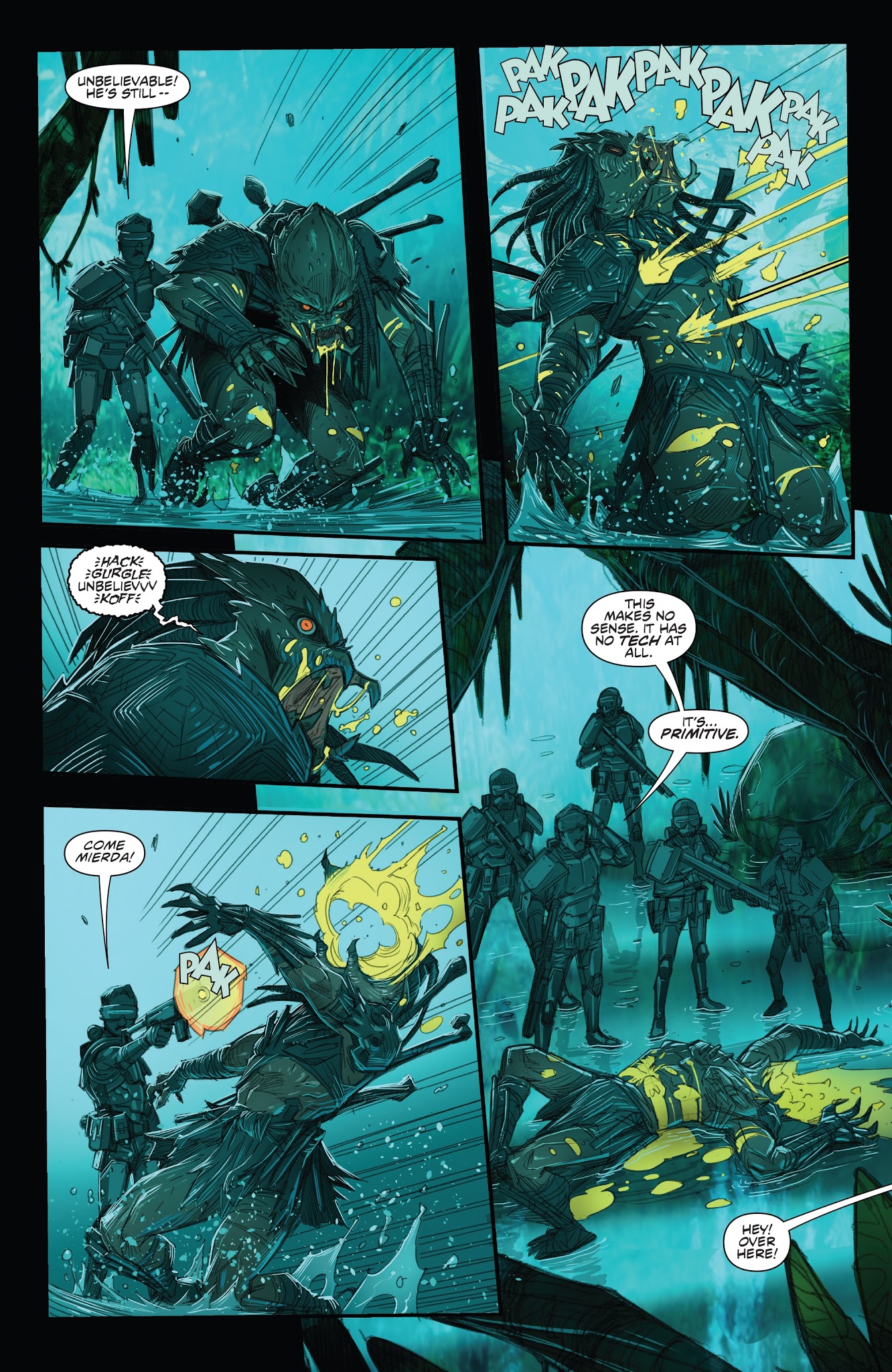 Read online Predator: Hunters comic -  Issue #3 - 24