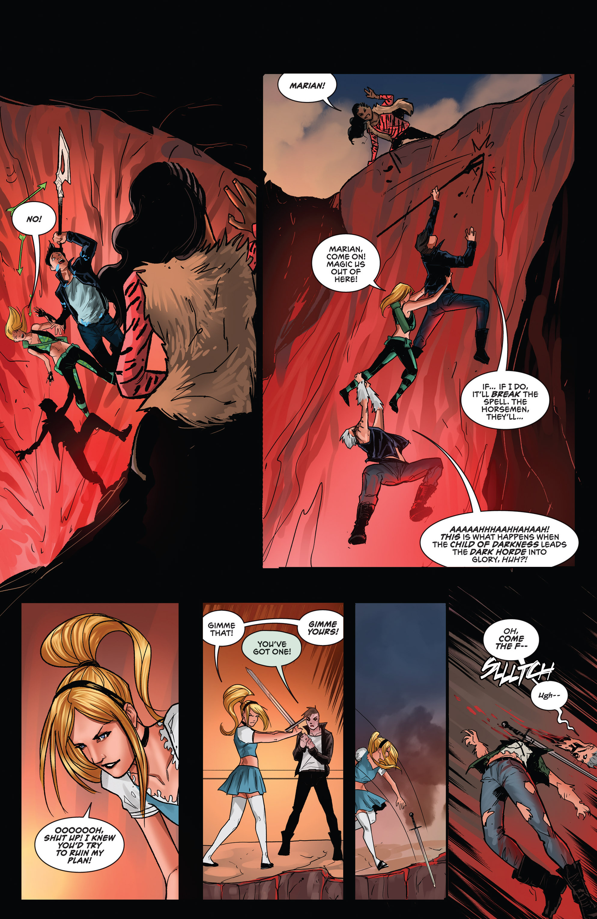 Read online Grimm Fairy Tales presents Robyn Hood (2014) comic -  Issue #20 - 35