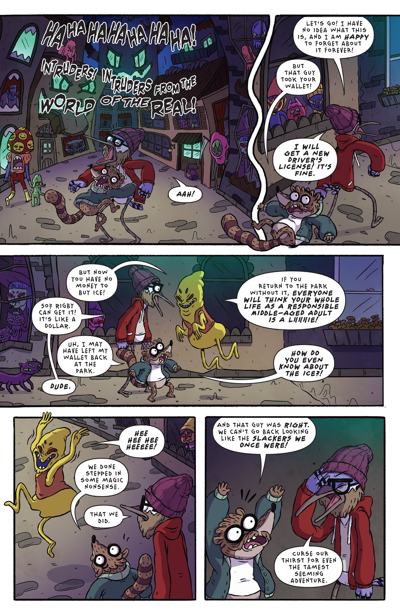 Read online Regular Show: 25 Years Later comic -  Issue #1 - 9
