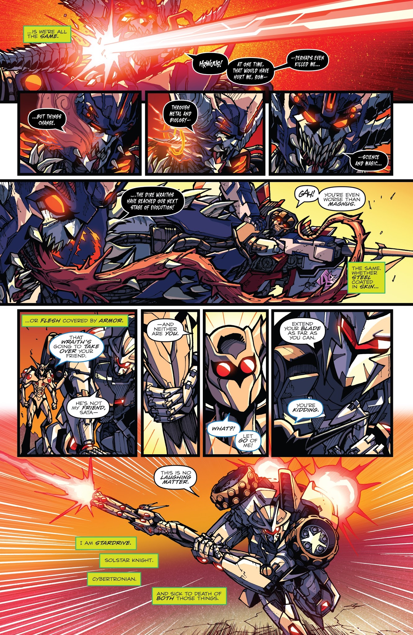 Read online ROM vs. Transformers: Shining Armor comic -  Issue #5 - 6