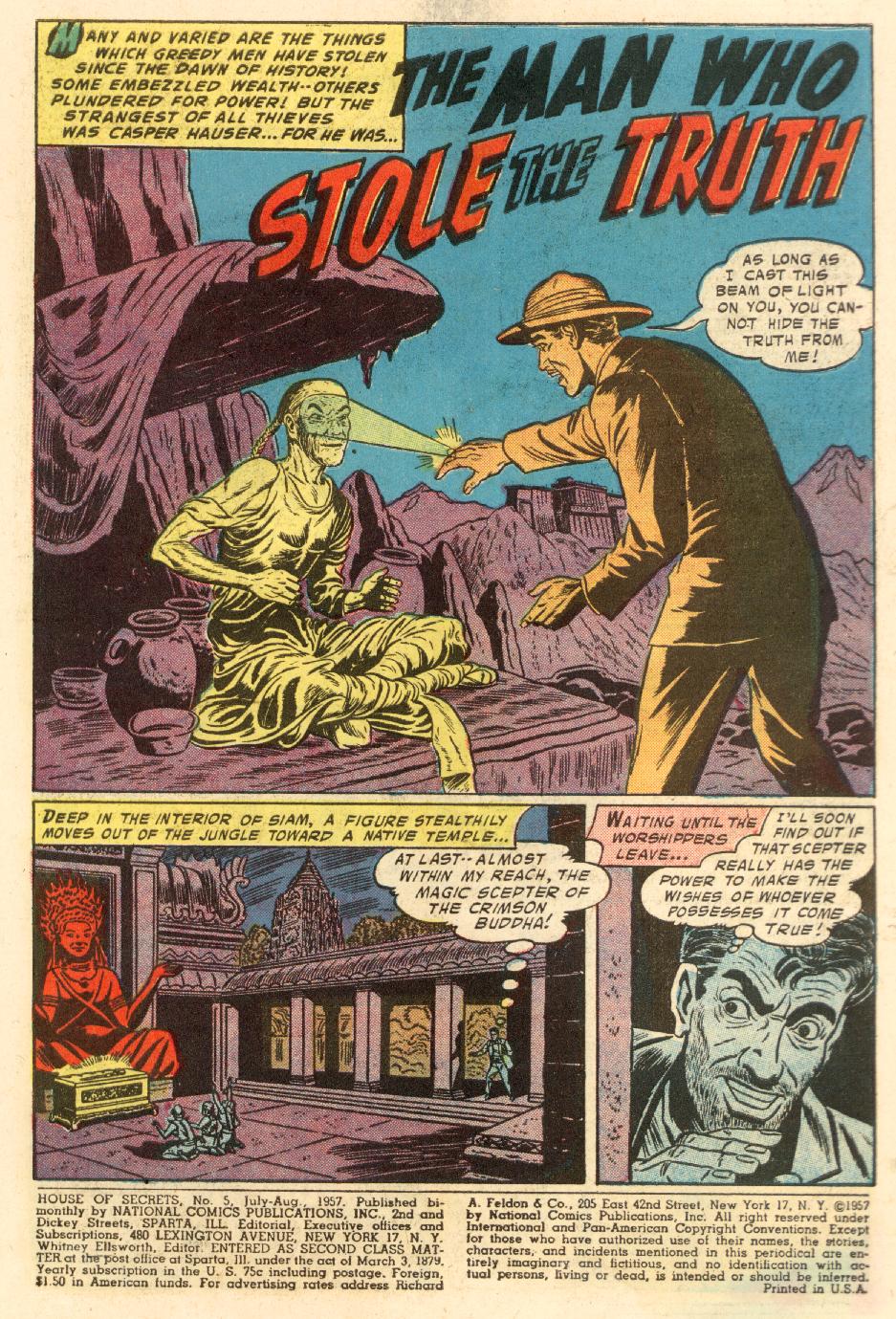 Read online House of Secrets (1956) comic -  Issue #5 - 3