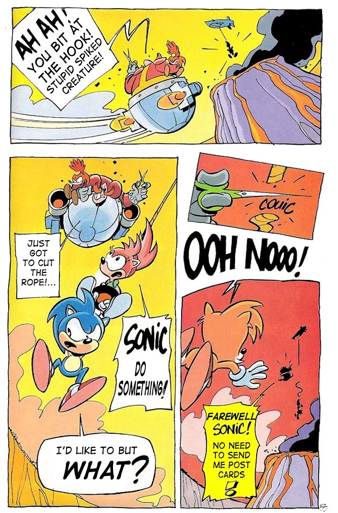 Read online Sonic Adventures: Dans Les Griffes De Robotnik comic -  Issue # Full - 56