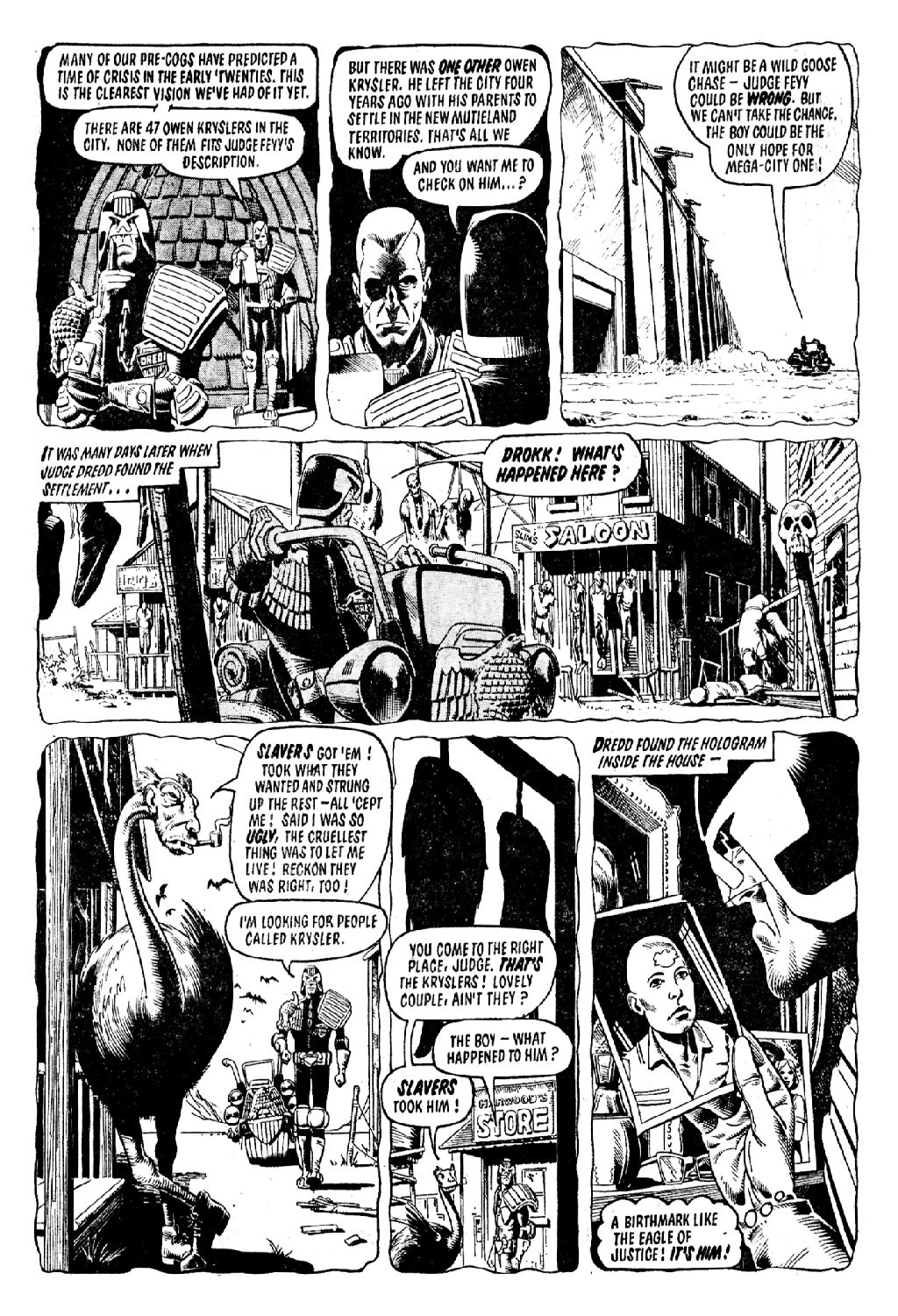 Read online Judge Dredd Epics comic -  Issue # TPB The Judge Child Quest - 5