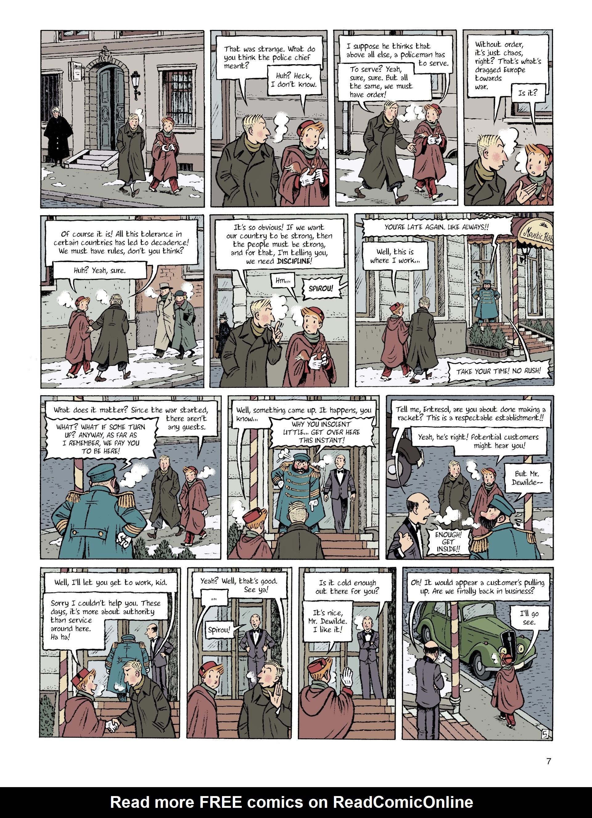 Read online Spirou: Hope Against All Odds comic -  Issue #1 - 7