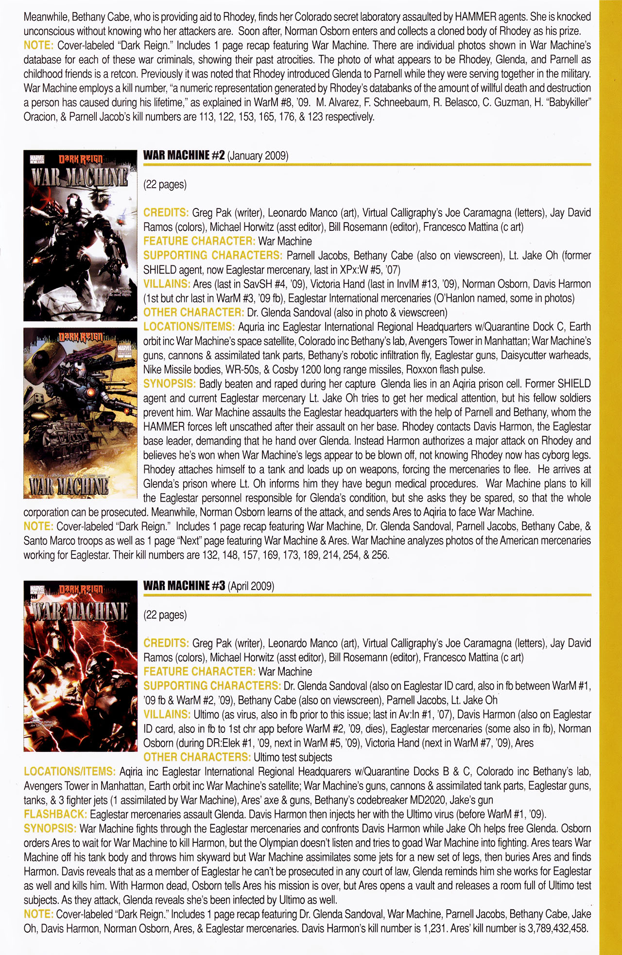 Read online Official Index to the Marvel Universe comic -  Issue #14 - 37