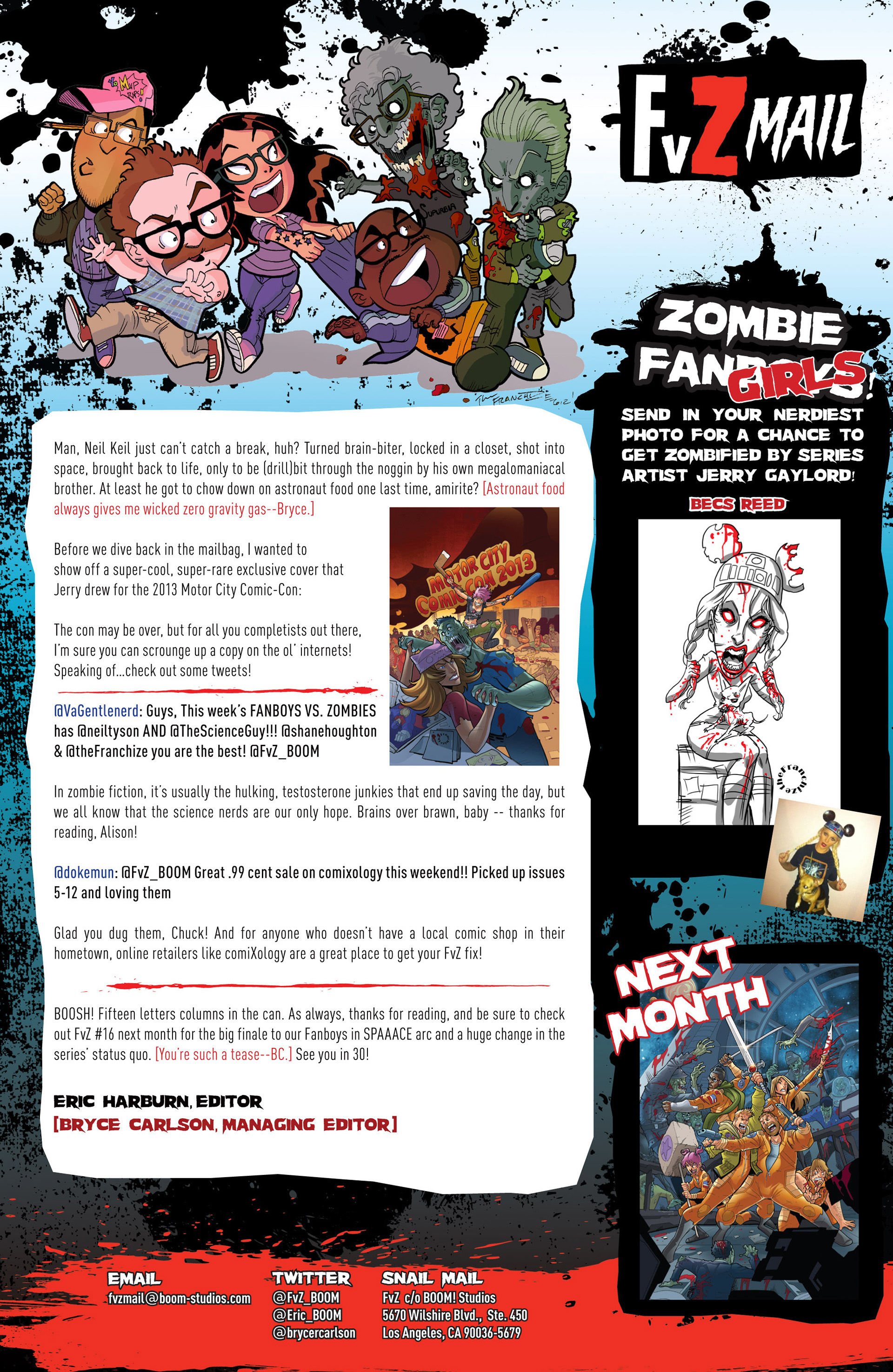 Read online Fanboys vs. Zombies comic -  Issue #15 - 25