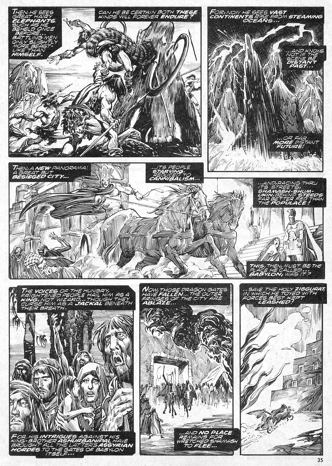 Read online The Savage Sword Of Conan comic -  Issue #7 - 35