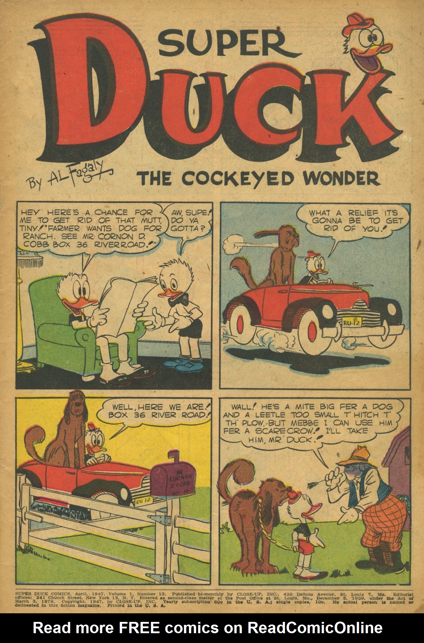 Read online Super Duck Comics comic -  Issue #13 - 3