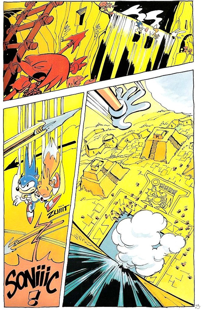 Read online Sonic Adventures: Dans Les Griffes De Robotnik comic -  Issue # Full - 26