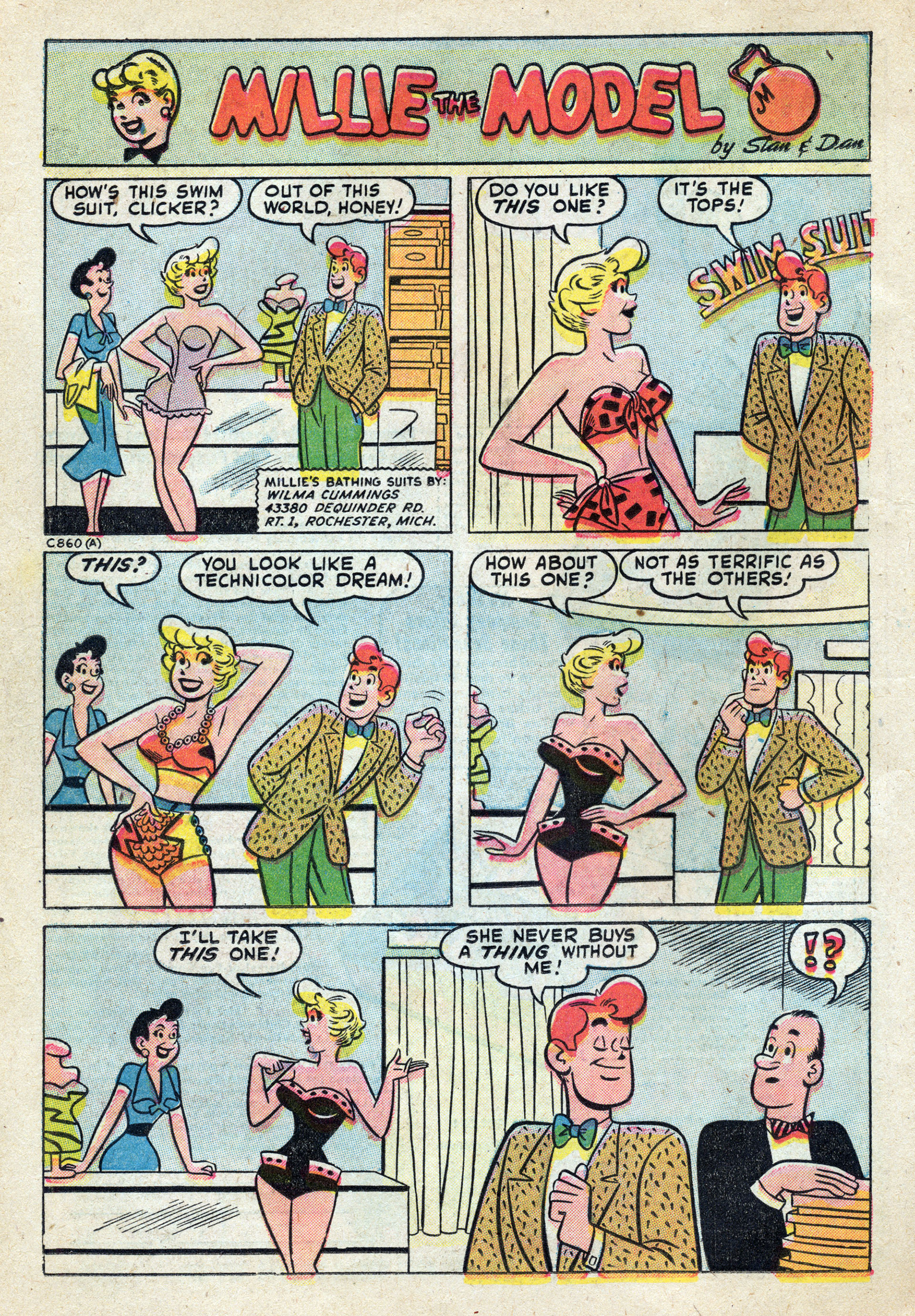 Read online Millie the Model comic -  Issue #46 - 14