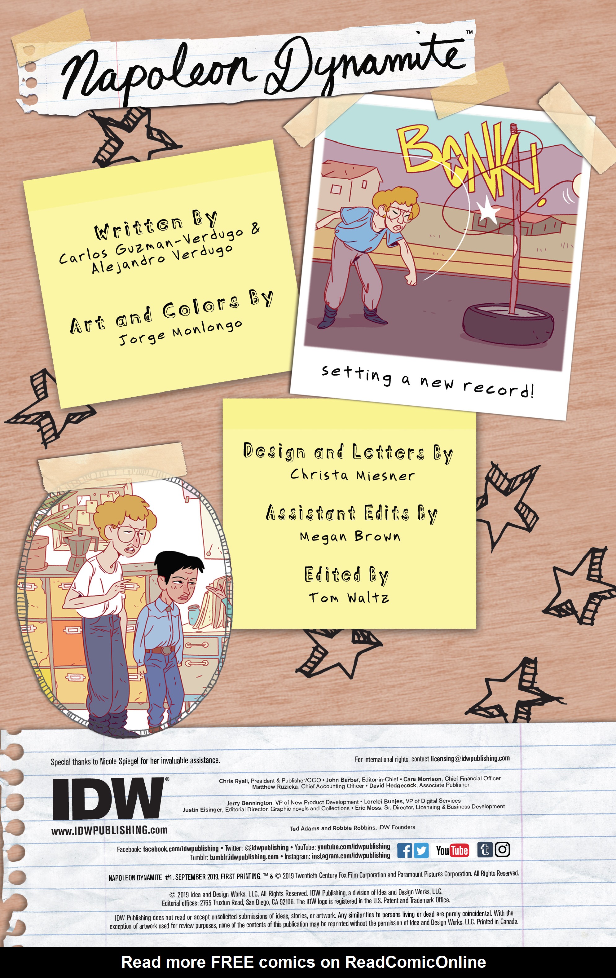 Read online Napoleon Dynamite comic -  Issue #1 - 2