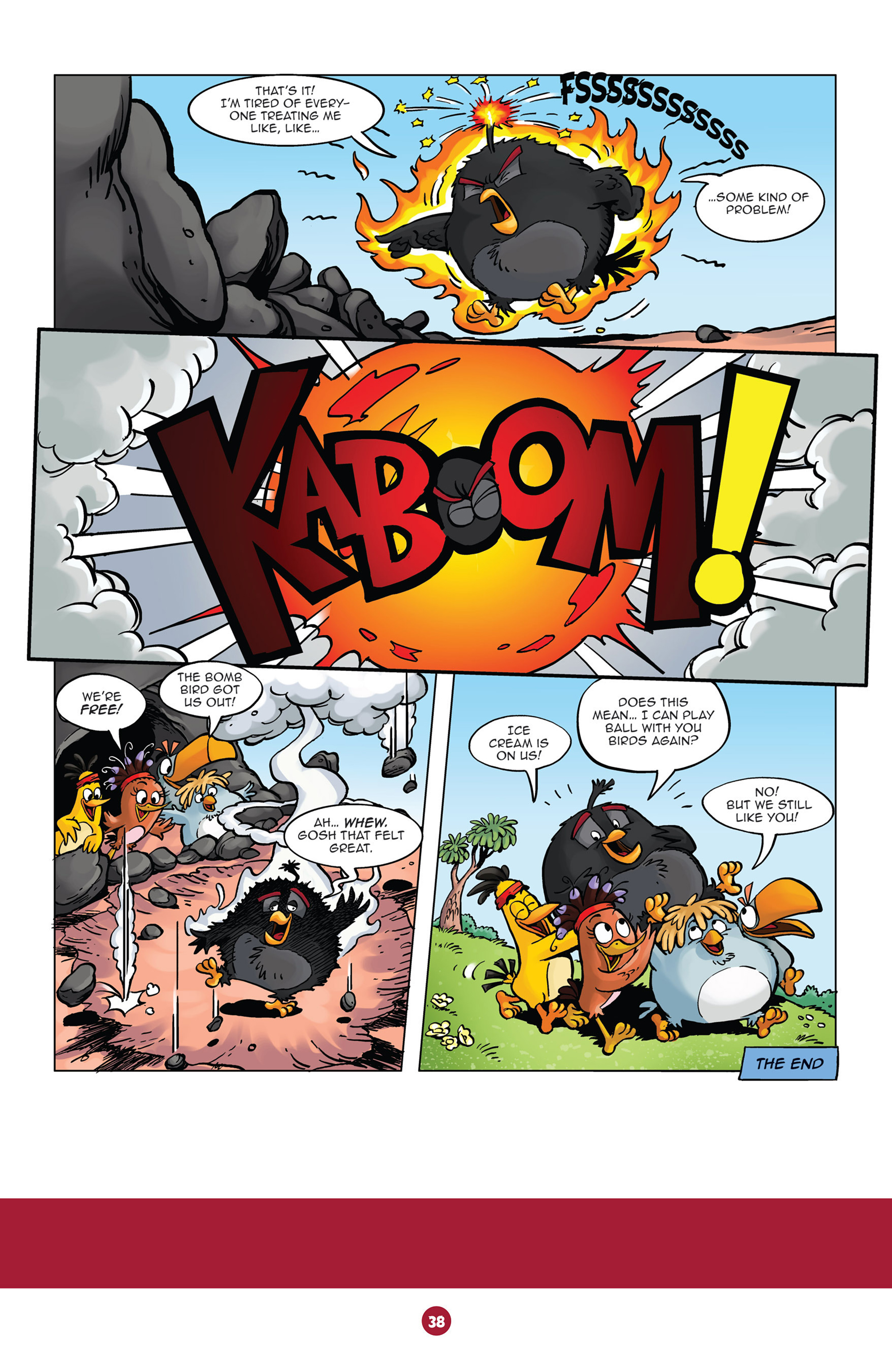 Read online Angry Birds: Big Movie Eggstravaganza comic -  Issue # Full - 41