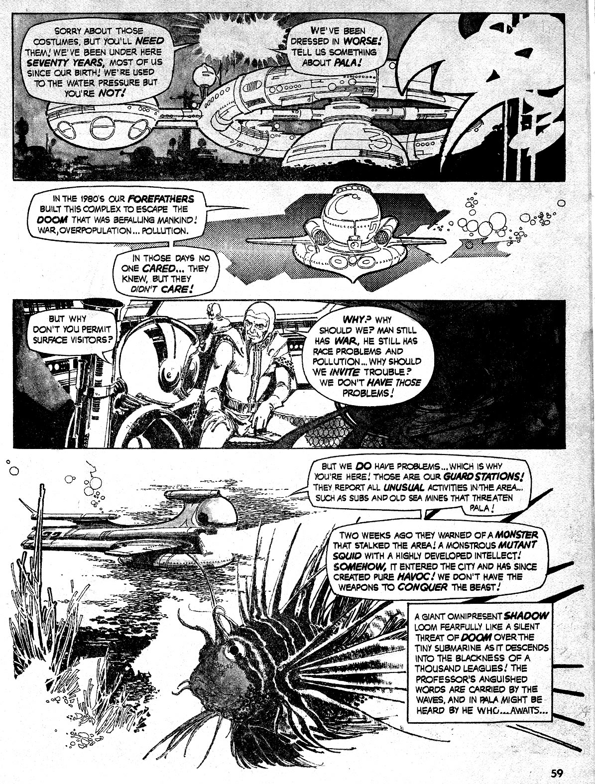 Read online Nightmare (1970) comic -  Issue #7 - 59