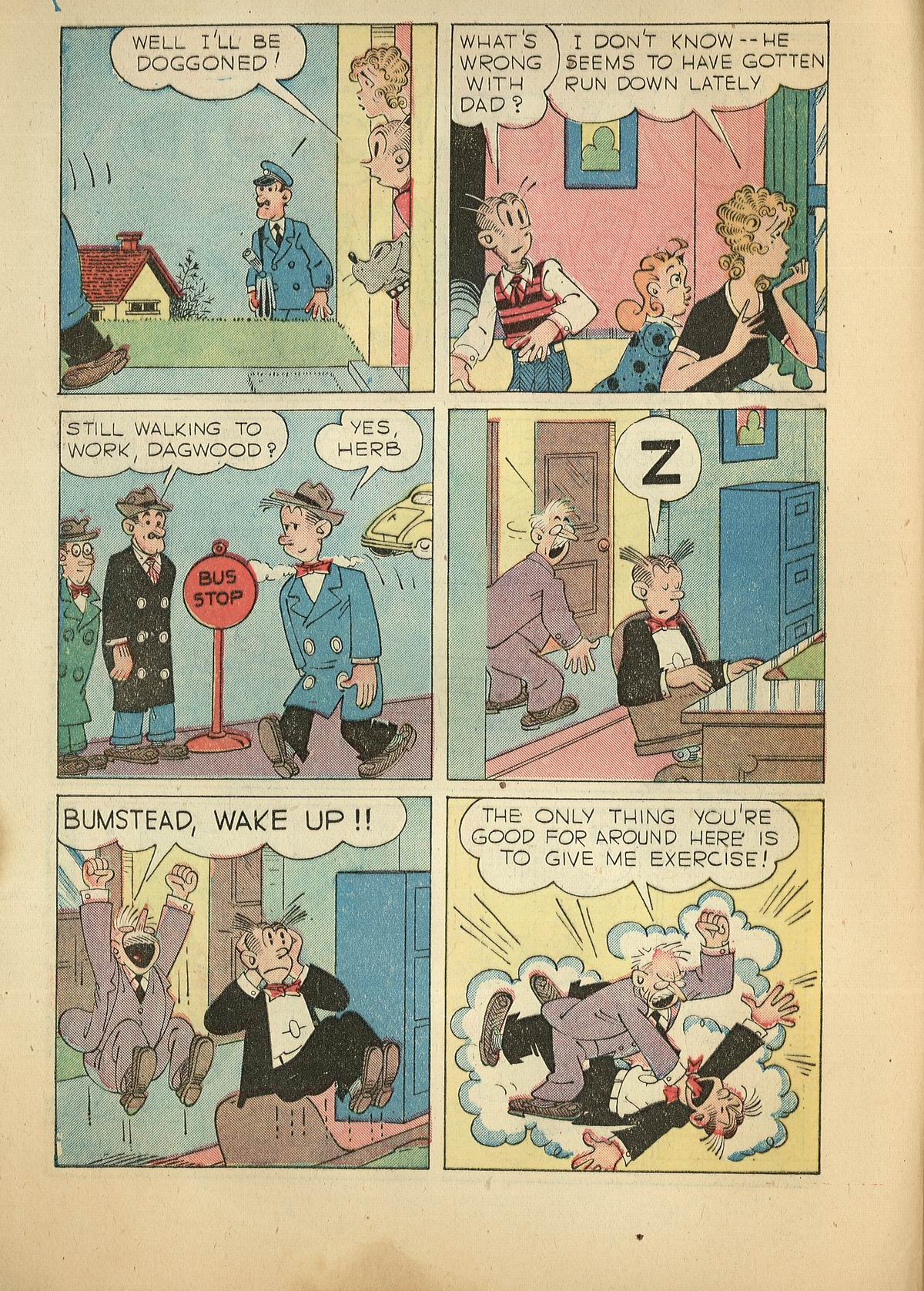 Read online Blondie Comics (1947) comic -  Issue #14 - 4
