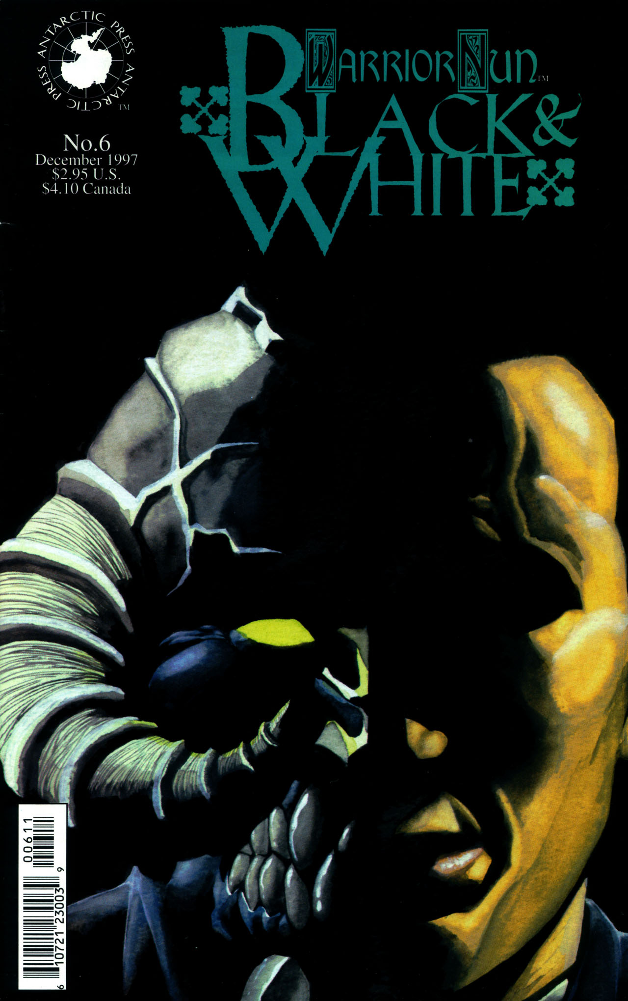 Read online Warrior Nun: Black & White comic -  Issue #6 - 1