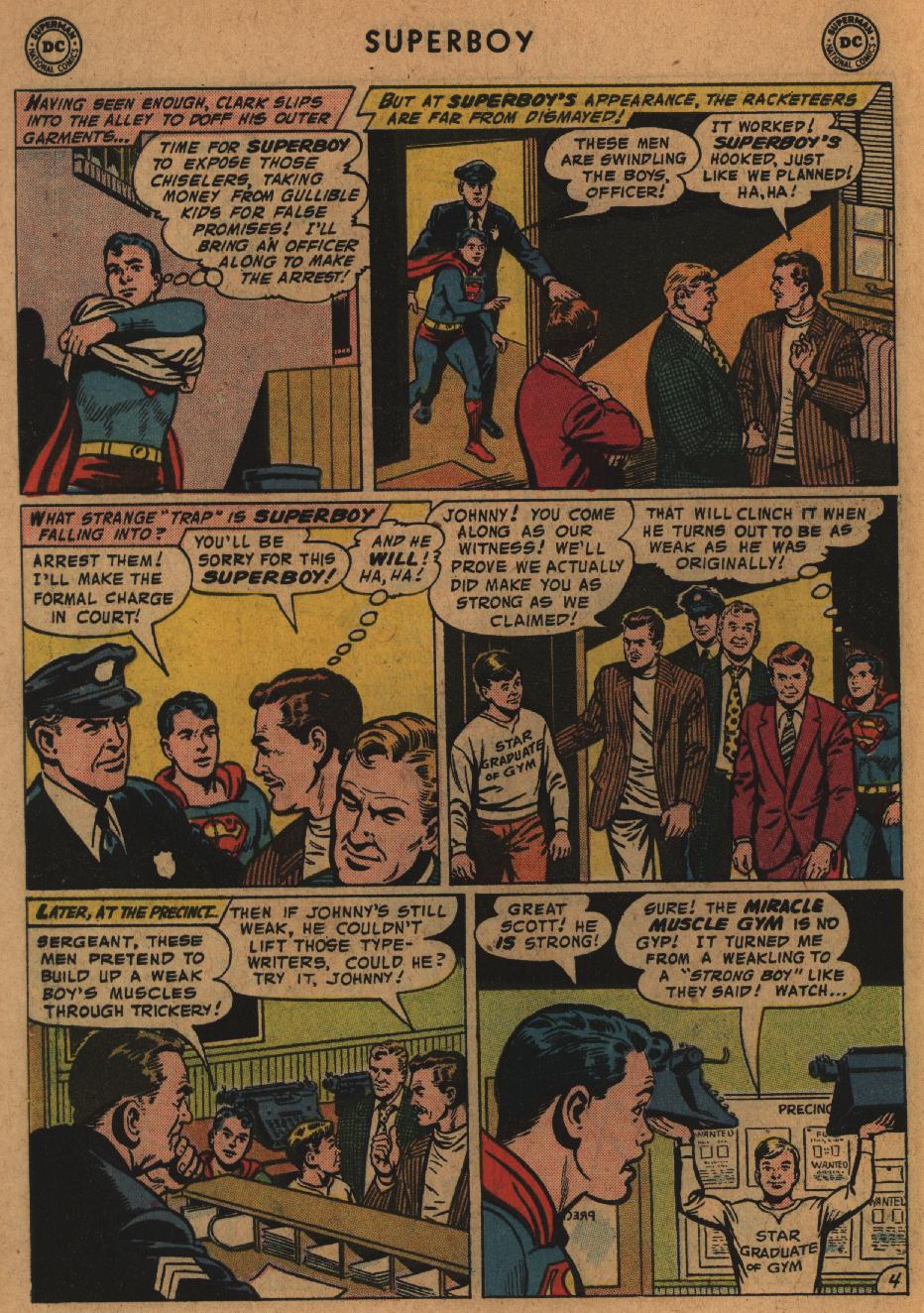 Read online Superboy (1949) comic -  Issue #57 - 5