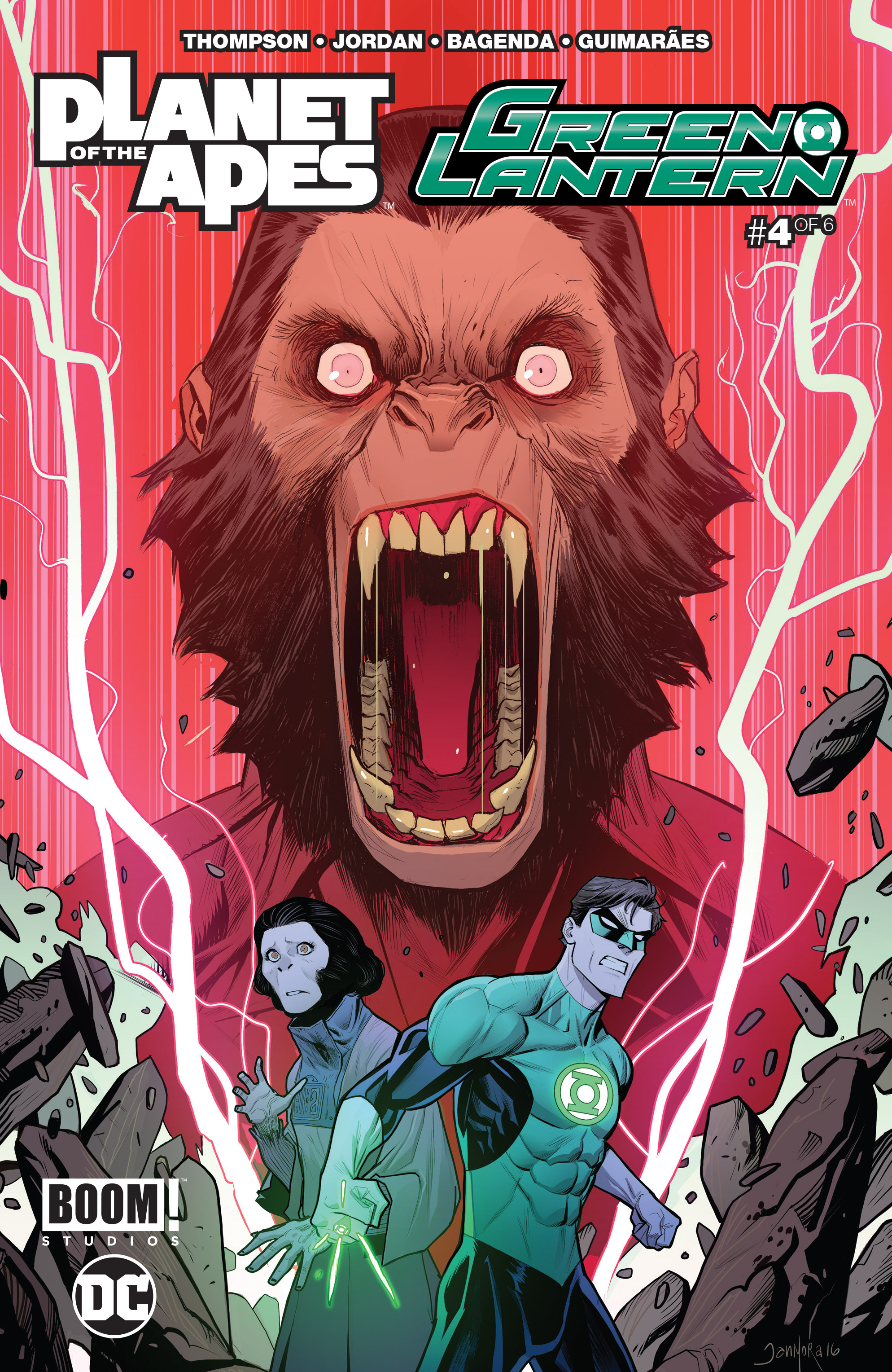Read online Planet of the Apes/Green Lantern comic -  Issue #4 - 1