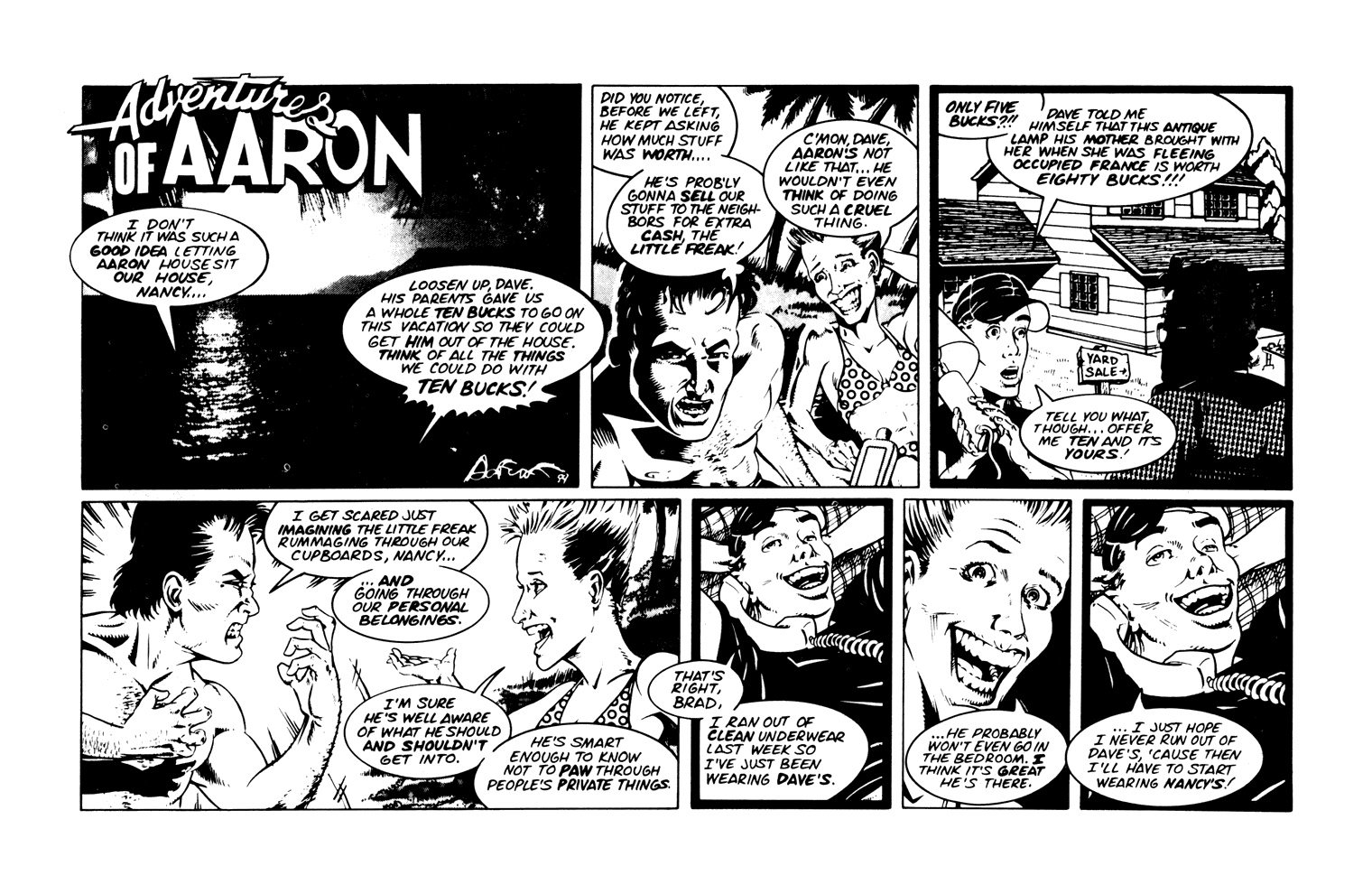 Read online Aaron Strips comic -  Issue #3 - 14