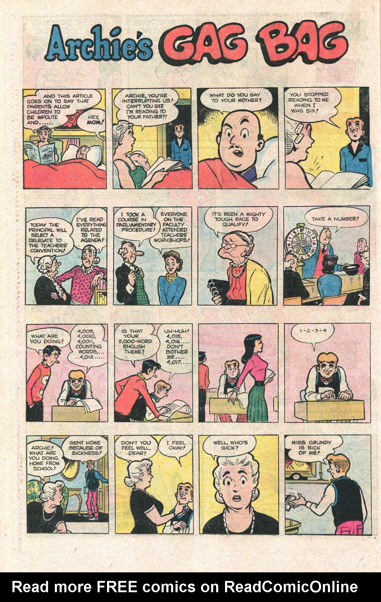 Read online Archie's Joke Book Magazine comic -  Issue #214 - 24