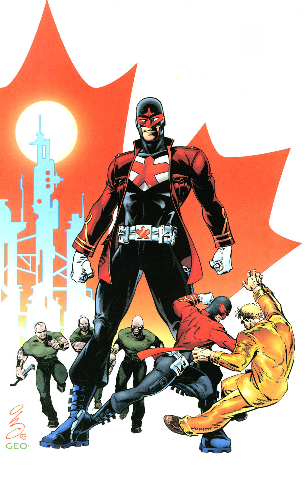 Read online Captain Canuck: Unholy War comic -  Issue #1 - 32